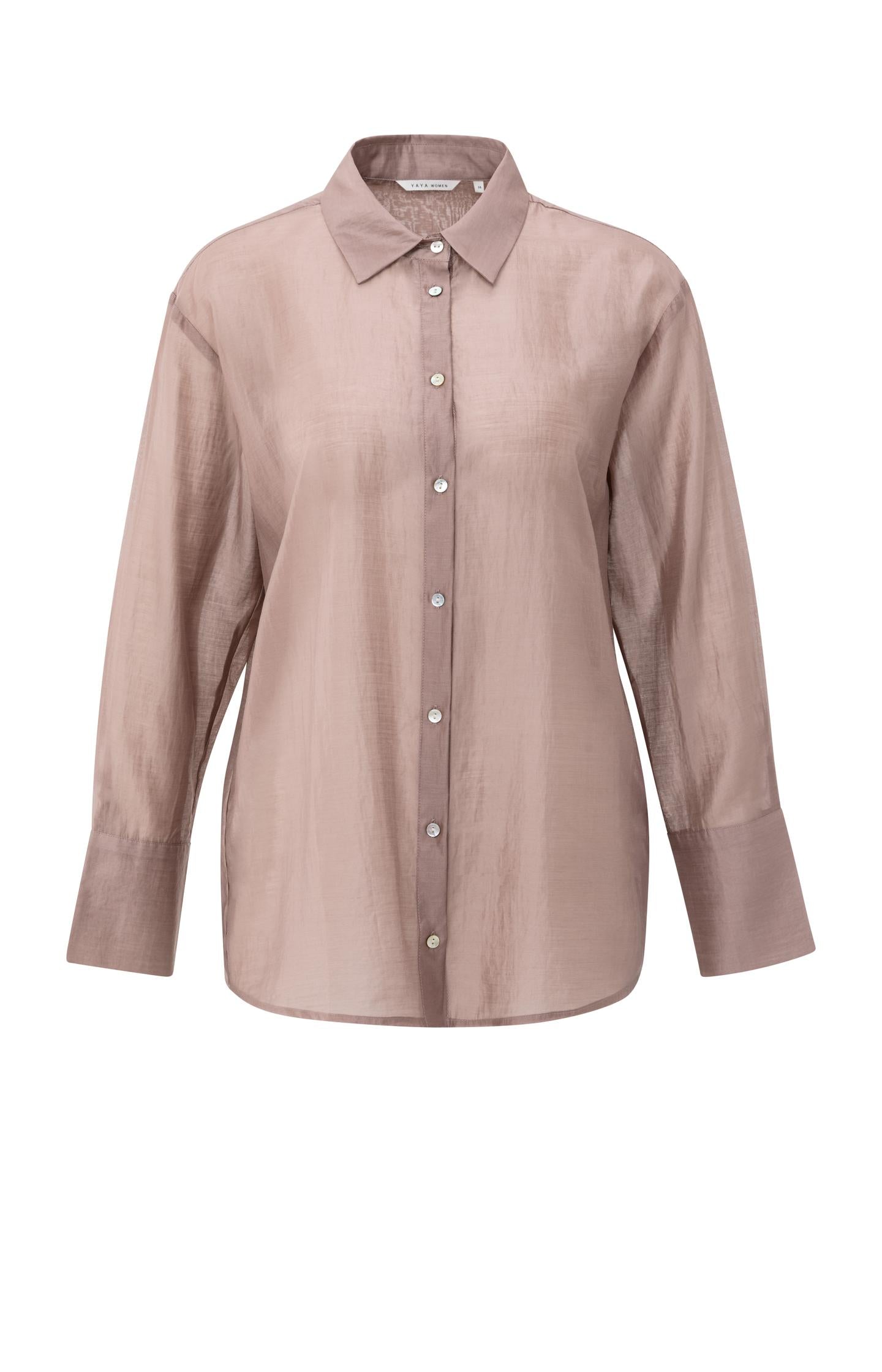 Sheer blouse with refined back detail - Type: product