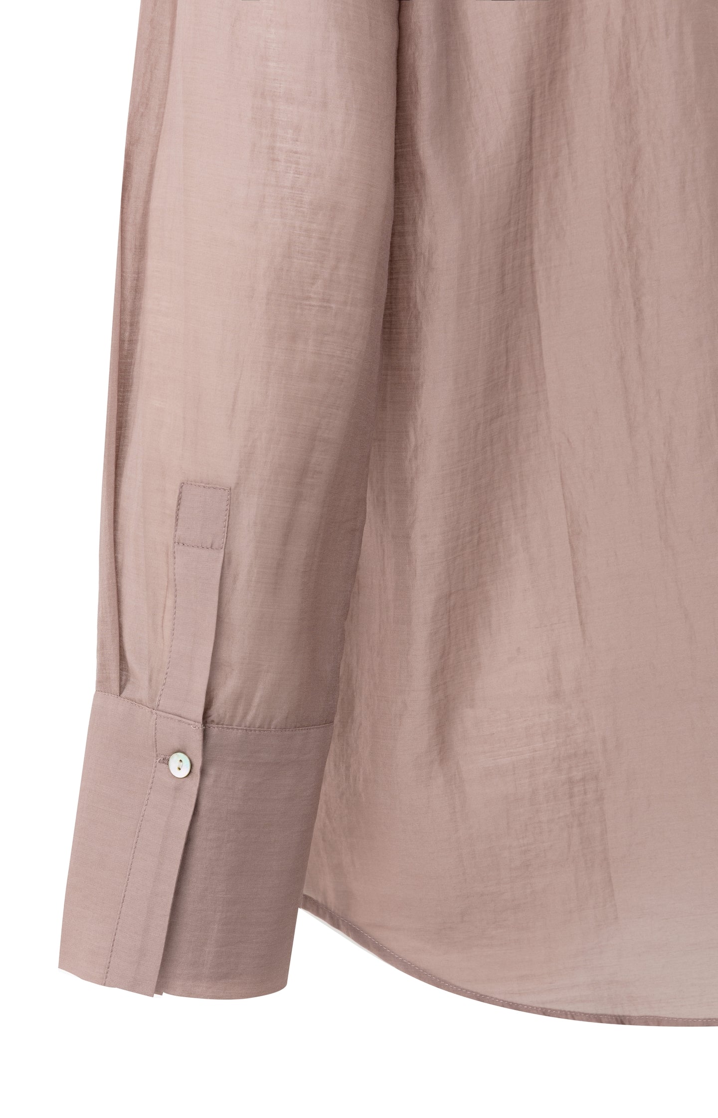 Sheer blouse with refined back detail