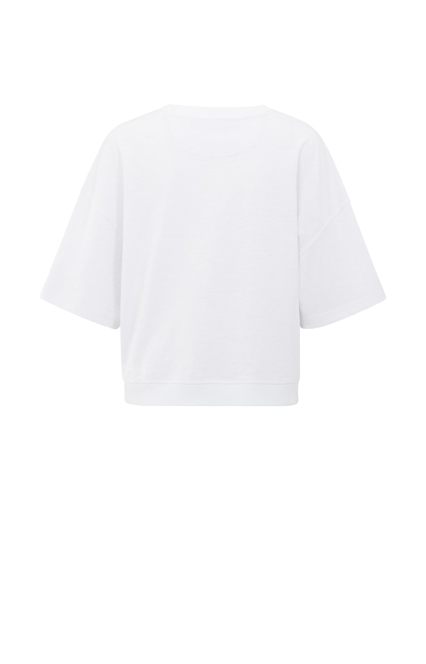 Short sleeve T-shirt with slub texture
