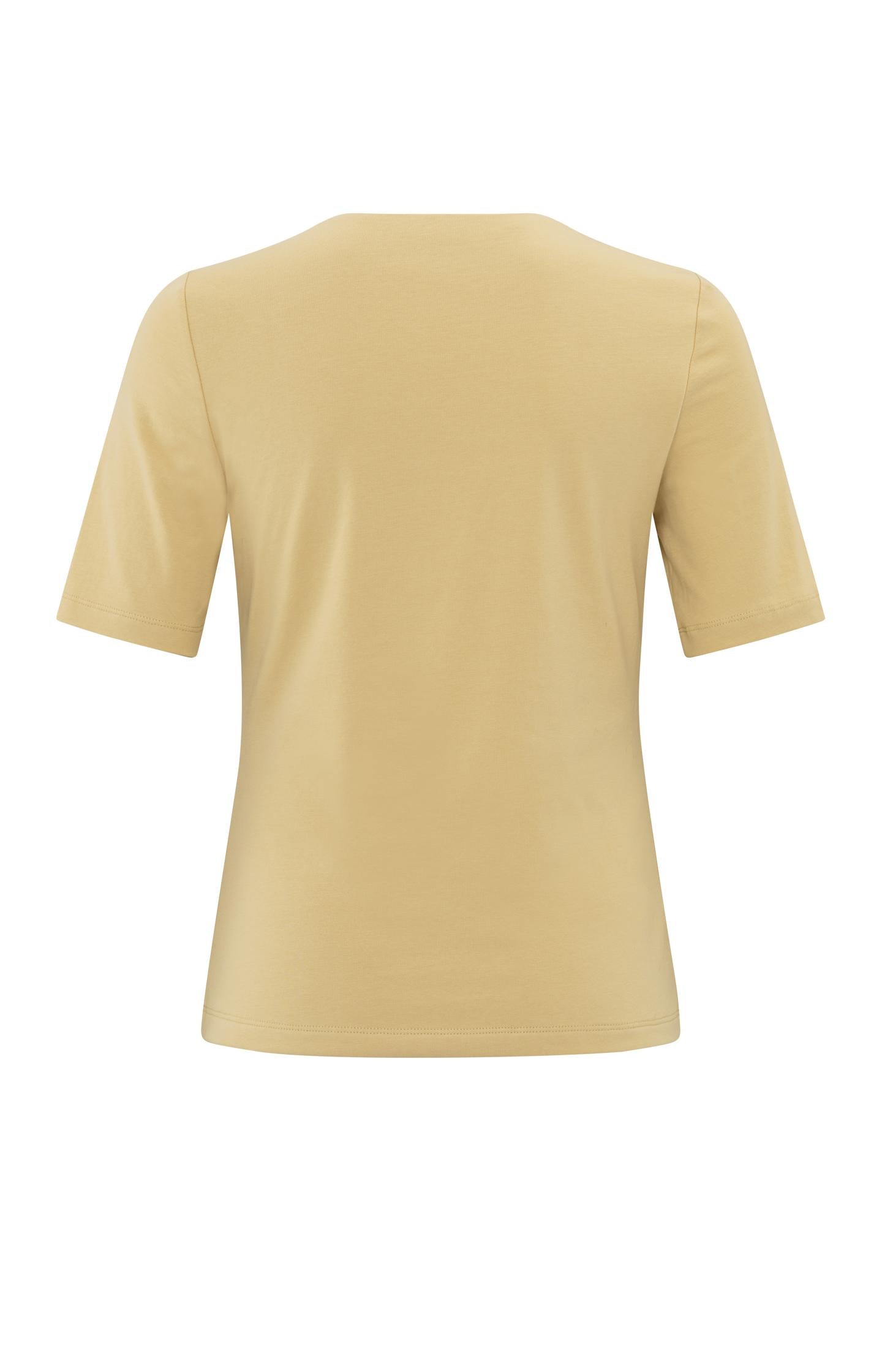 Short-sleeve T-shirt with square neckline