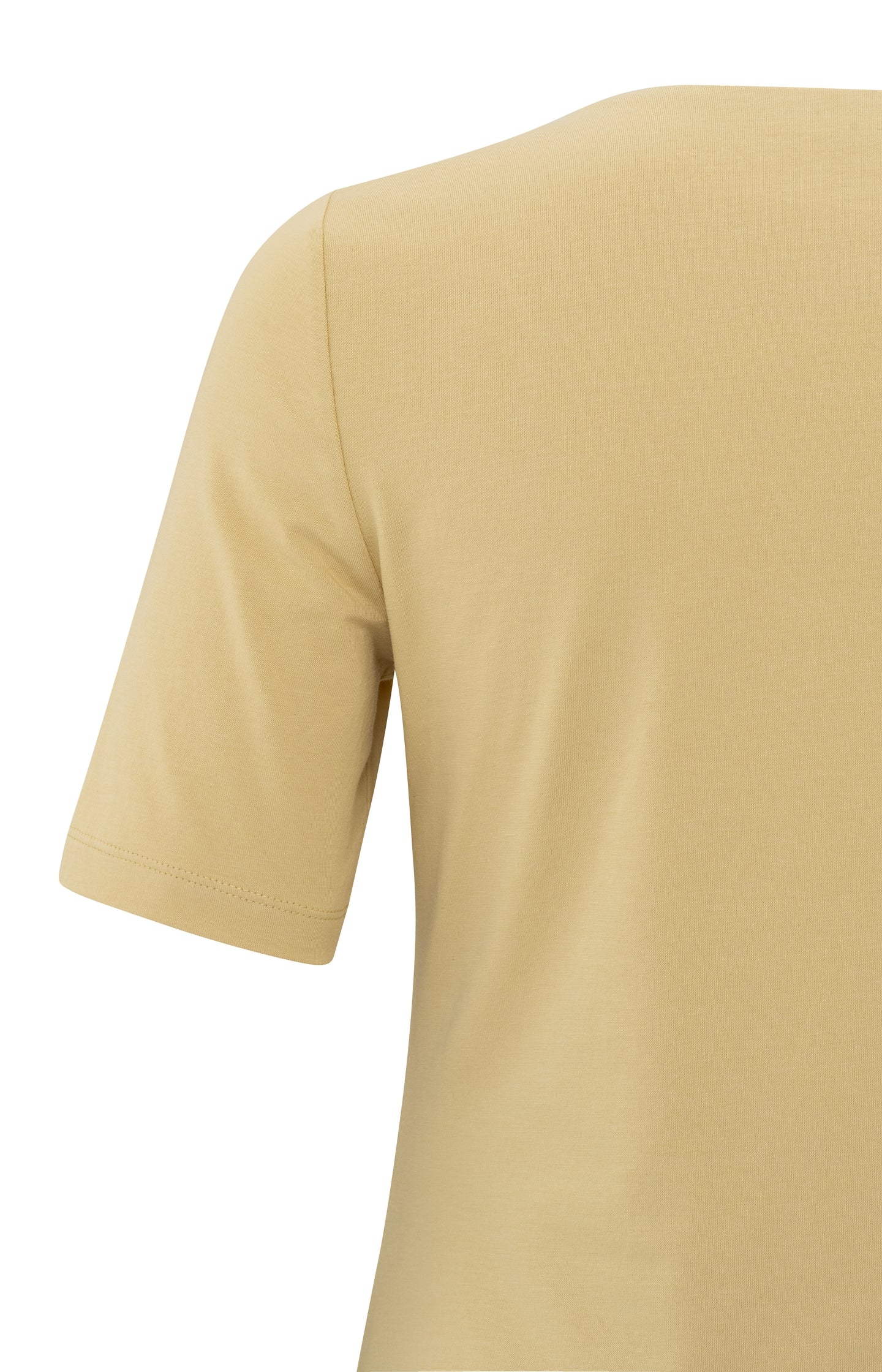 Short-sleeve T-shirt with square neckline