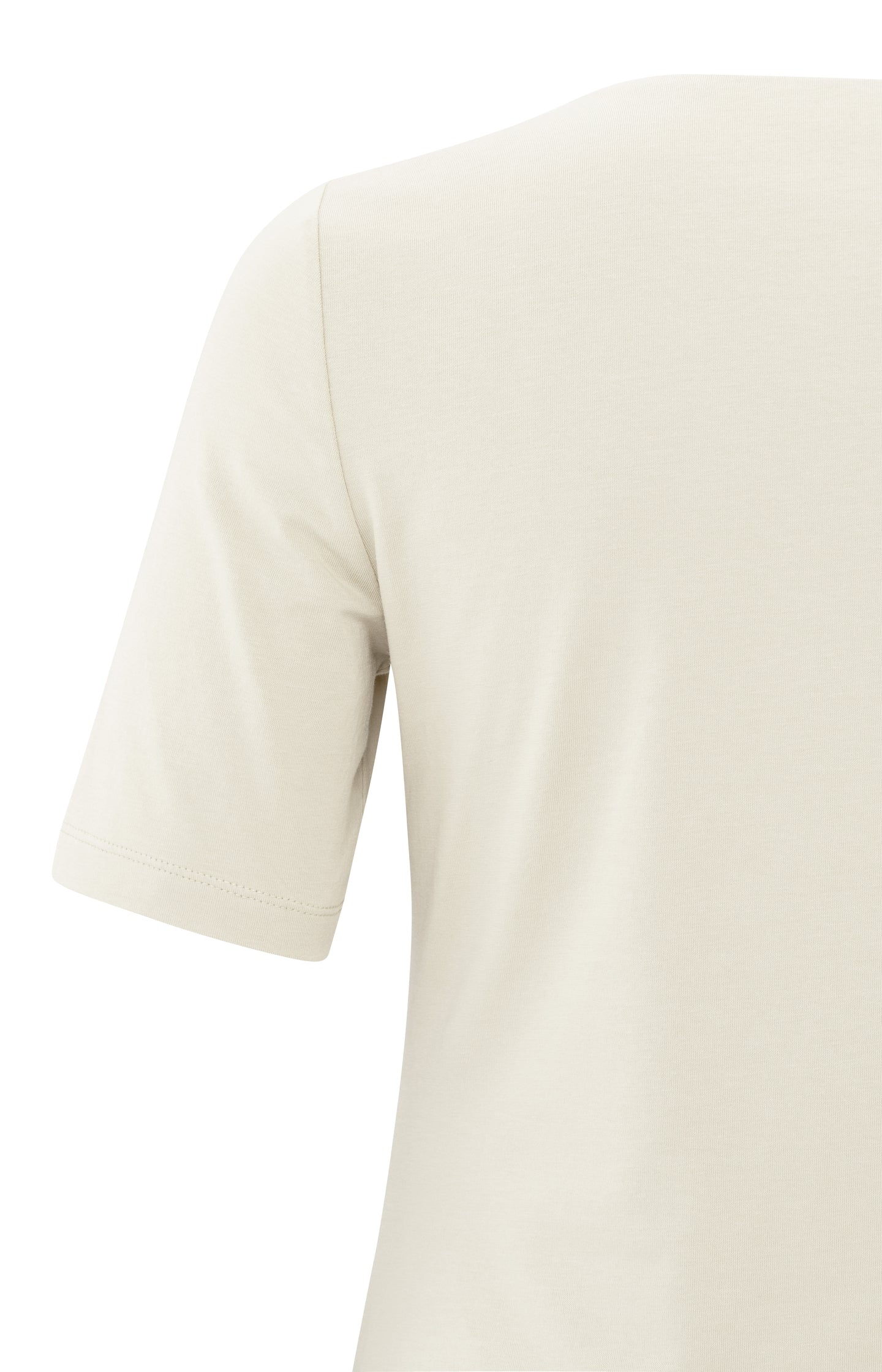 Short-sleeve T-shirt with square neckline