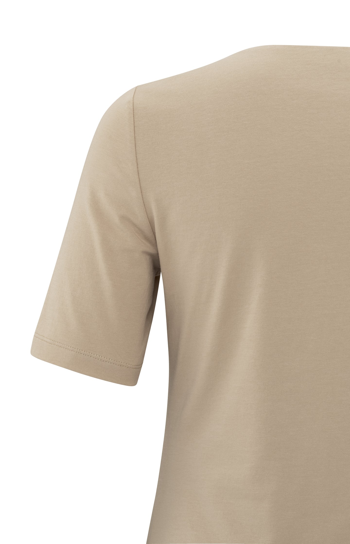 Short-sleeve T-shirt with square neckline