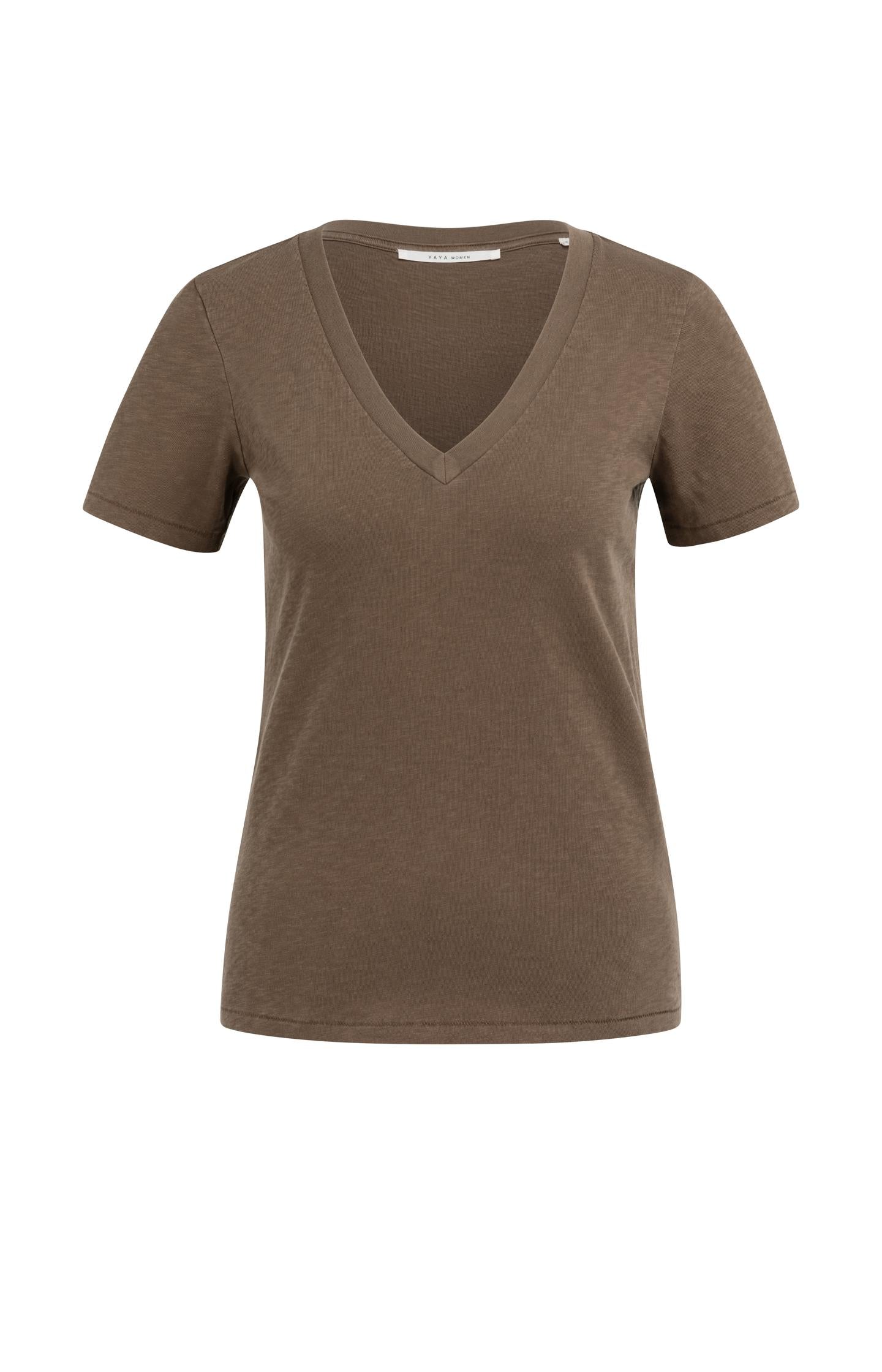 Short sleeve T-shirt with subtle washed effect - Type: product