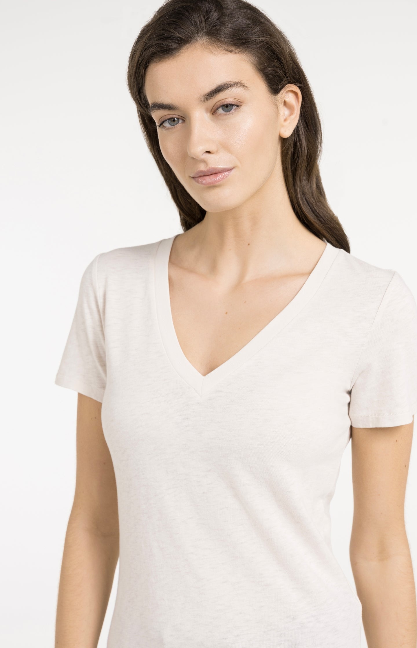 Short sleeve T-shirt with subtle washed effect