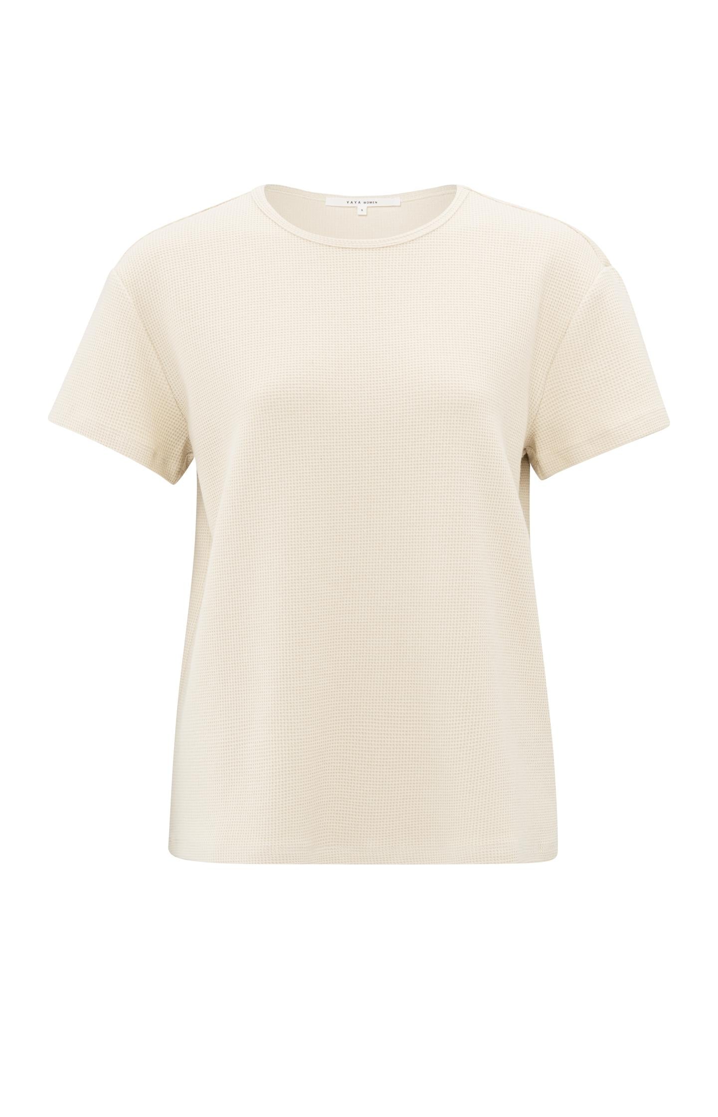 Short-sleeve waffle T-shirt - Type: product