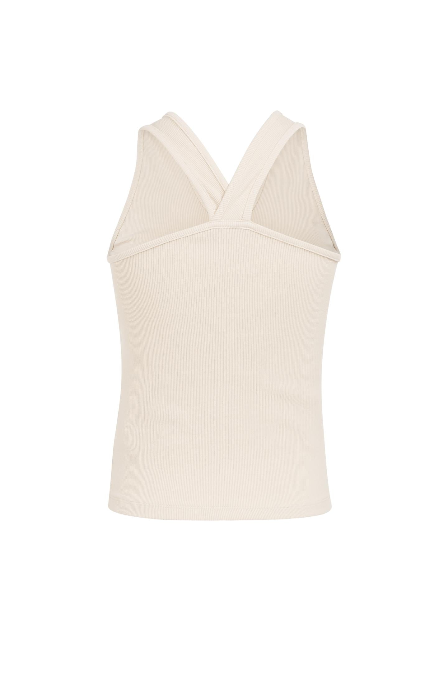 Singlet with crossed back detail