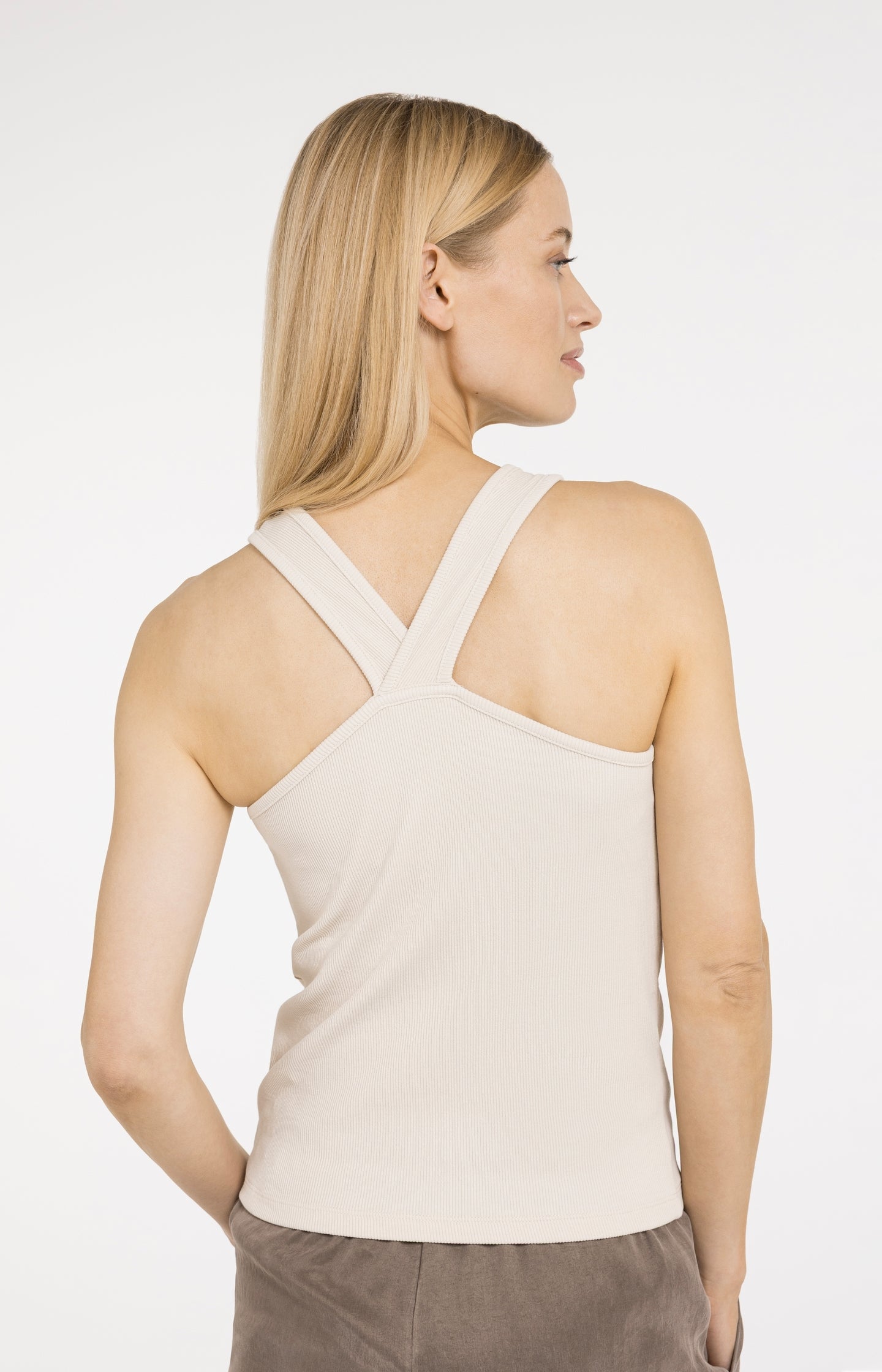 Singlet with crossed back detail
