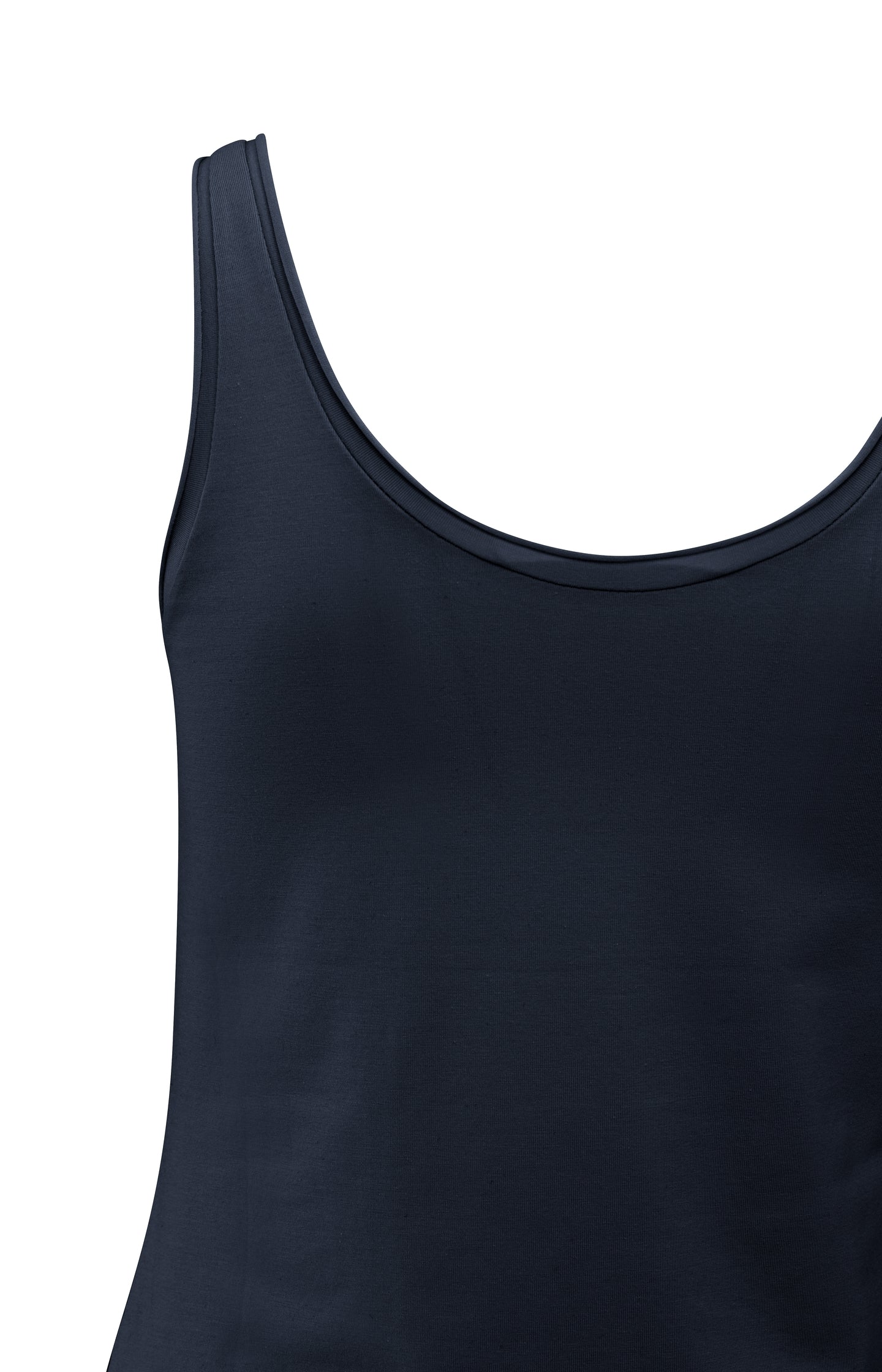 Singlet with low neckline