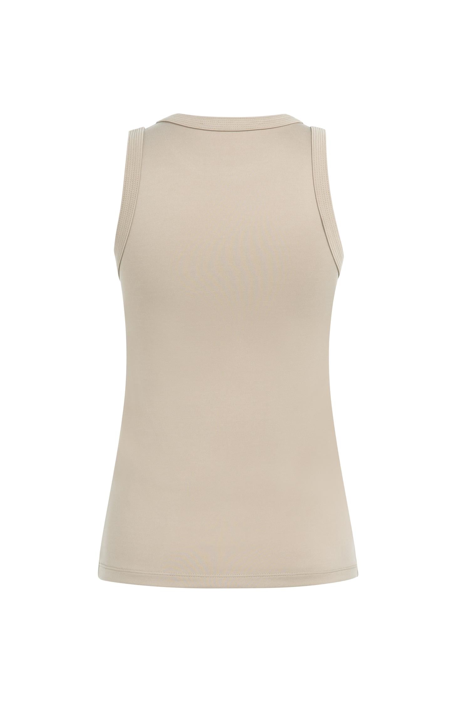 Singlet with stitched detailing