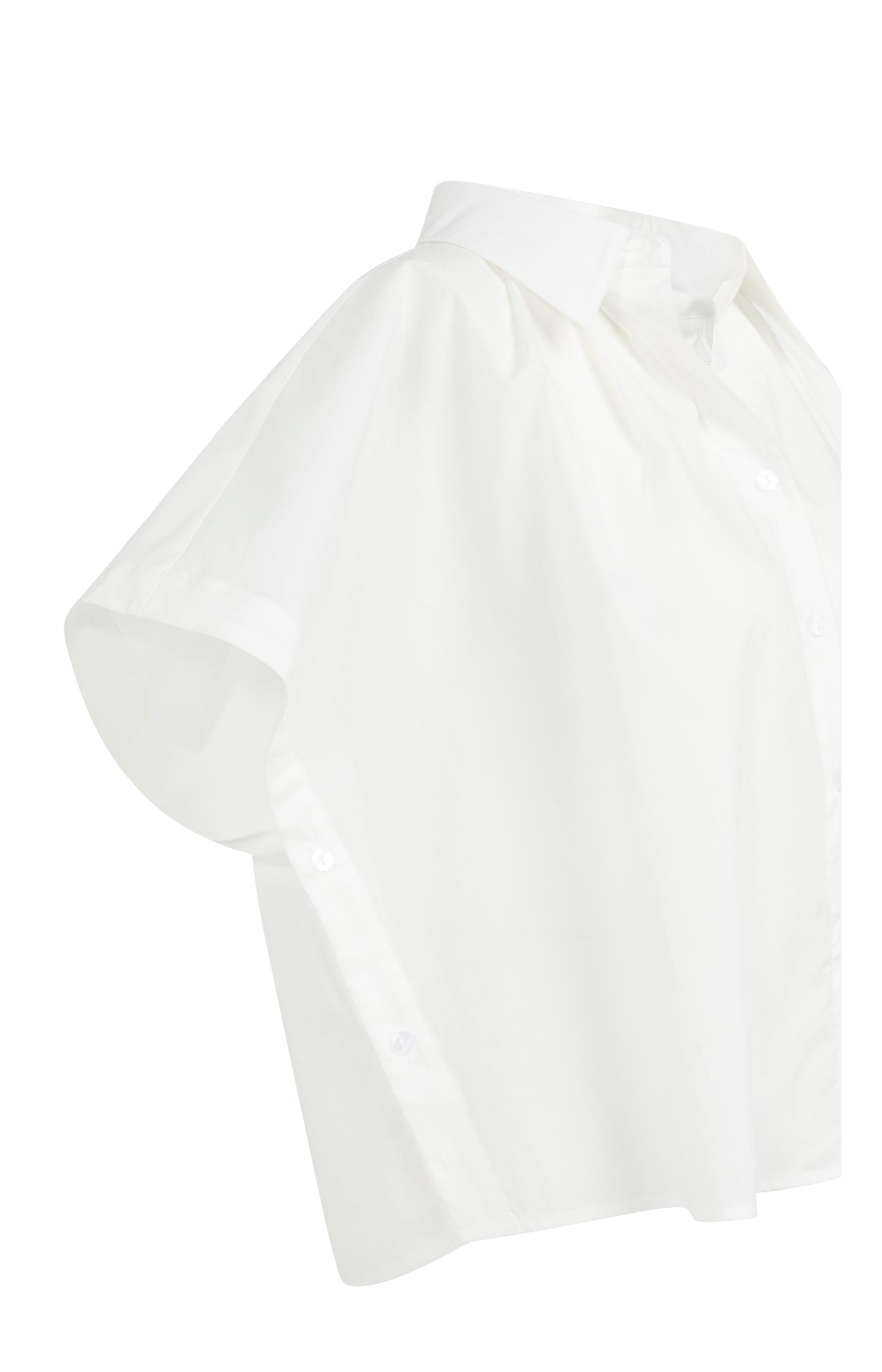 Sleeveless blouse with button details