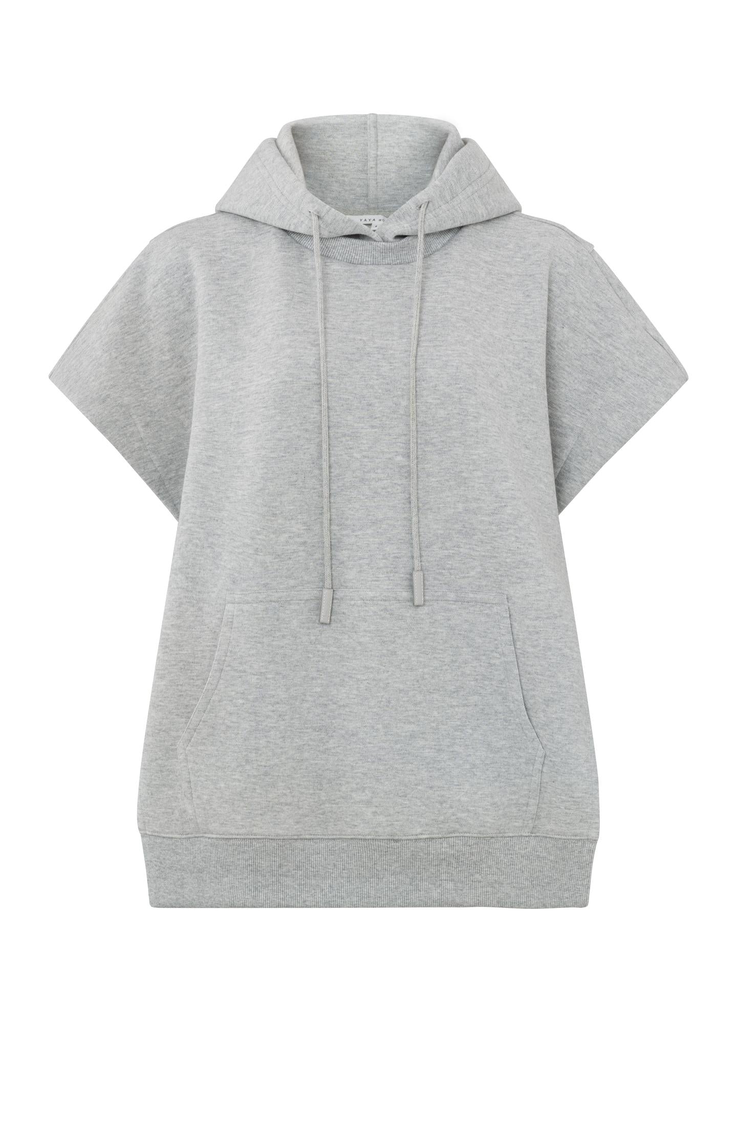 Sleeveless hoodie with pockets and drawstring in wide fit - Type: product