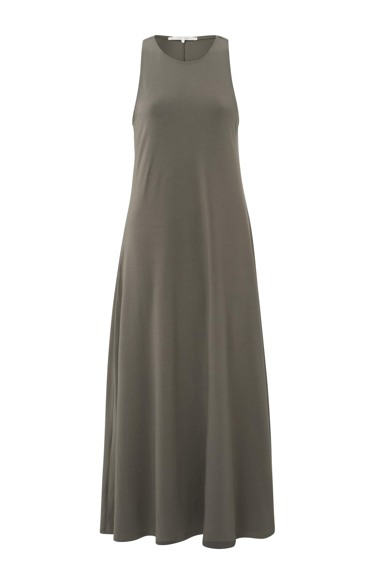 Sleeveless jersey maxi dress in free-flowing fit - Type: product