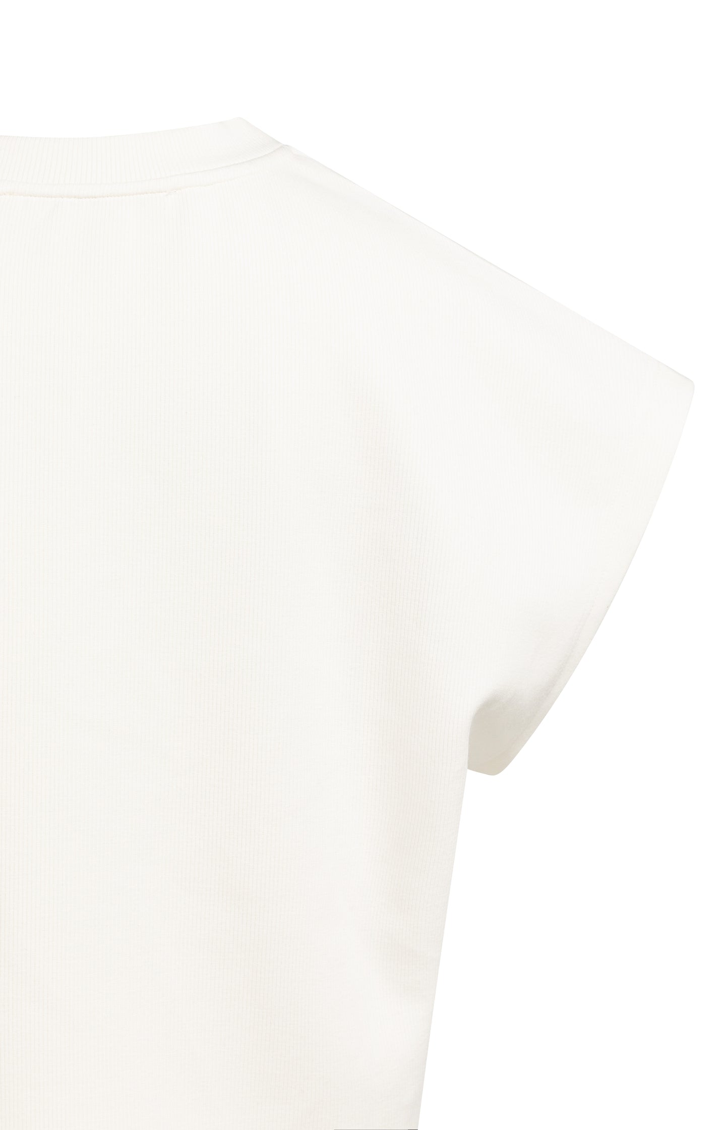 Sleeveless sweatshirt in boxy fit