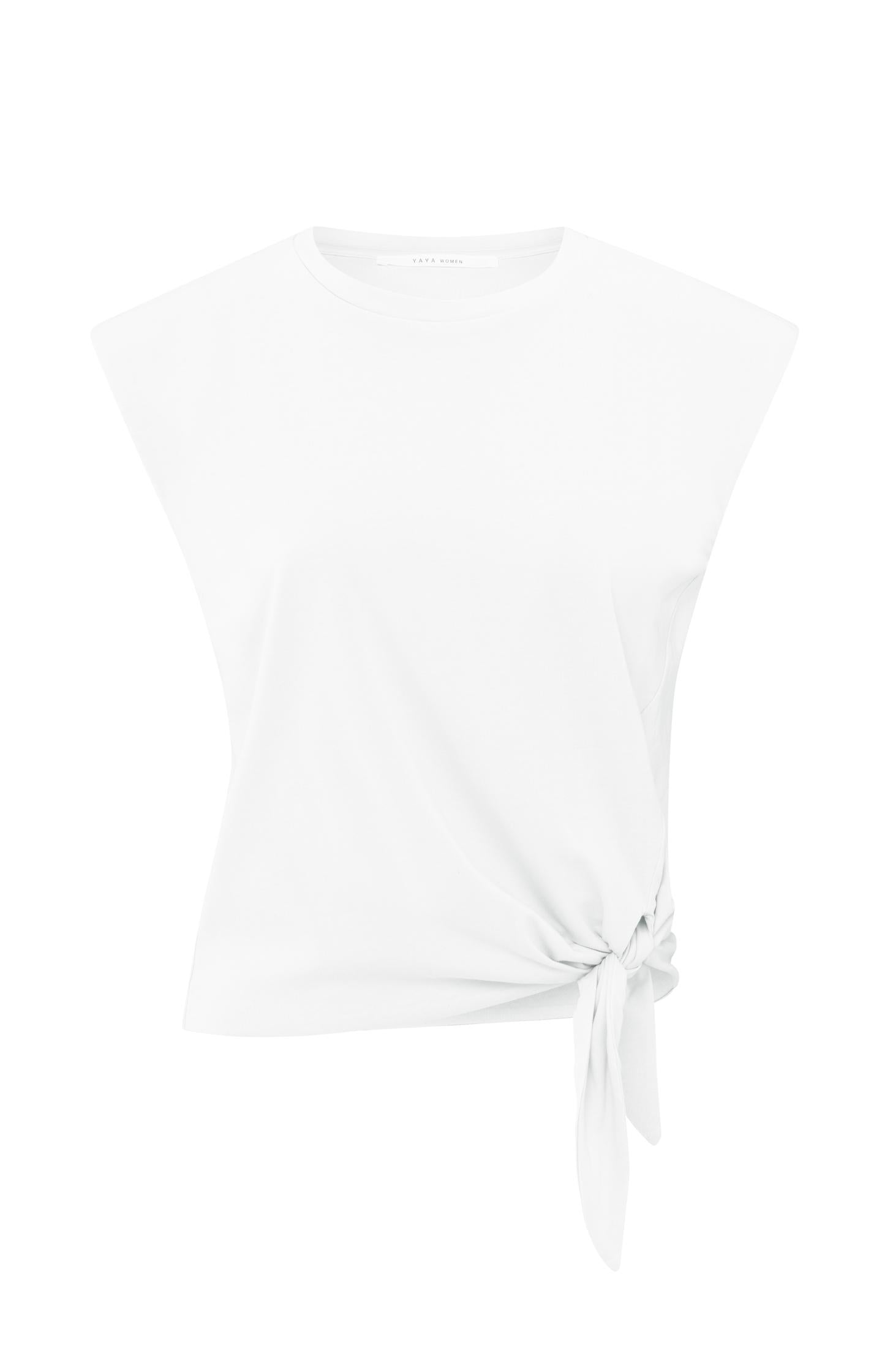 Sleeveless top with knot detail - Type: product