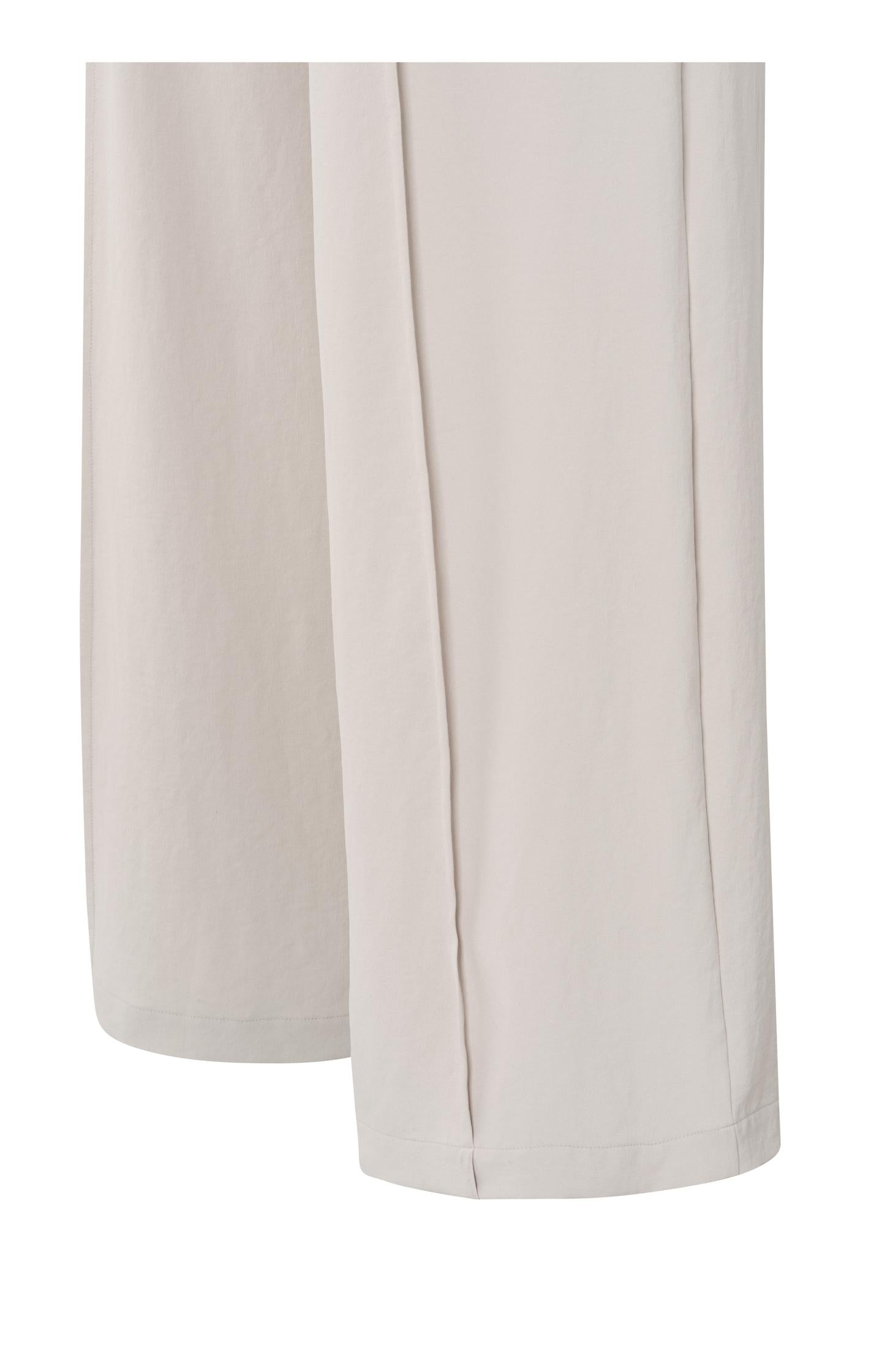 Sleeveless woven jumpsuit with cord detail