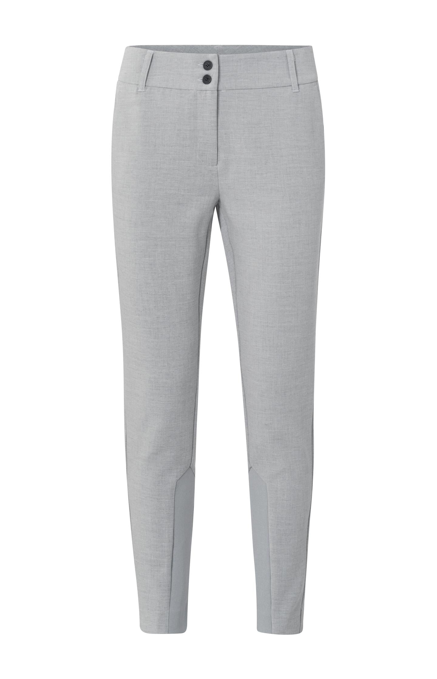 Slim fit trousers, with pockets, a zip fly and rib details - Type: product