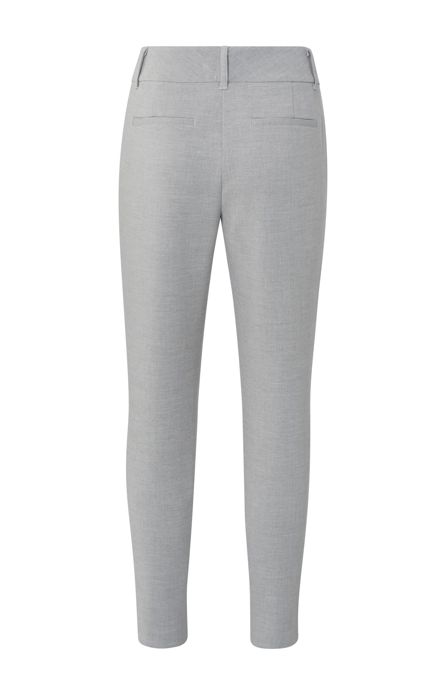 Slim fit trousers, with pockets, a zip fly and rib details