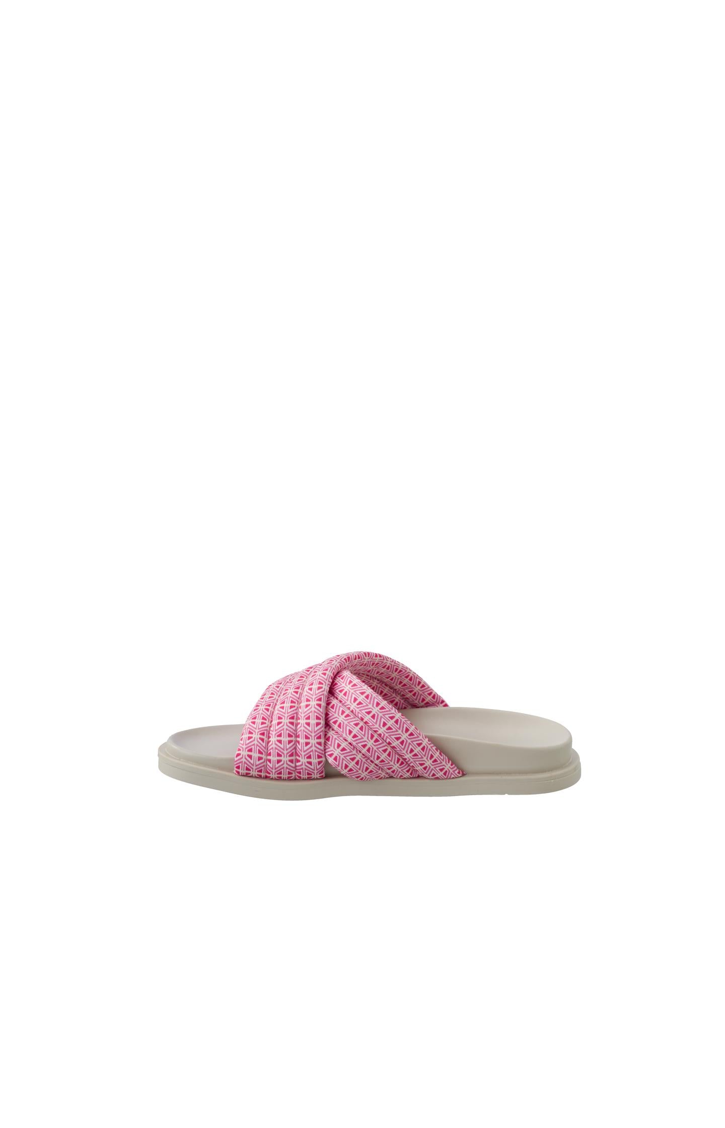 Slipper with mini retro print