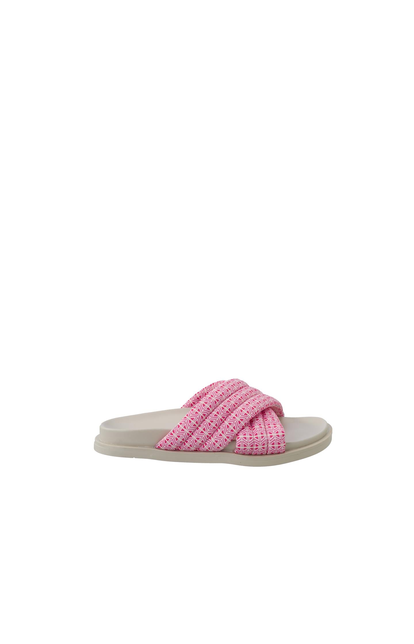 Slipper with mini retro print