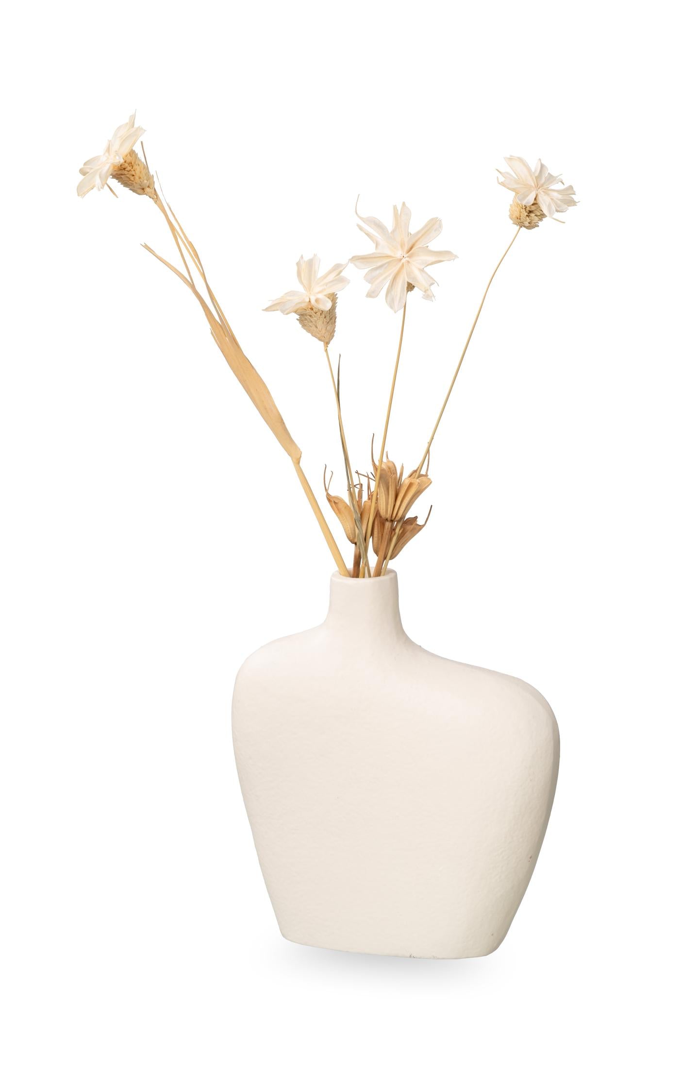 Small decorative aluminium vase