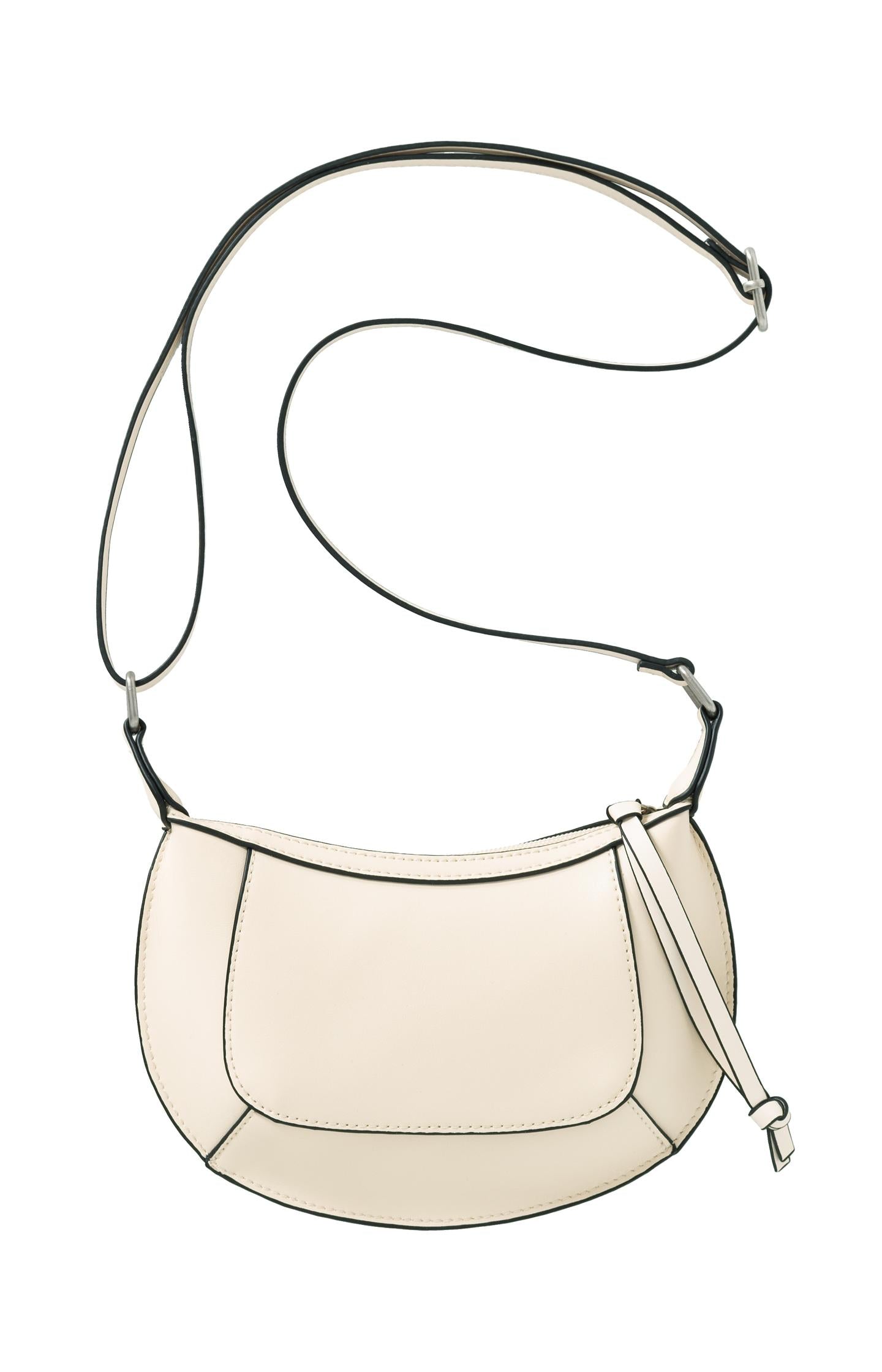 Small leather crossbody bag with adjustable strap - Type: product