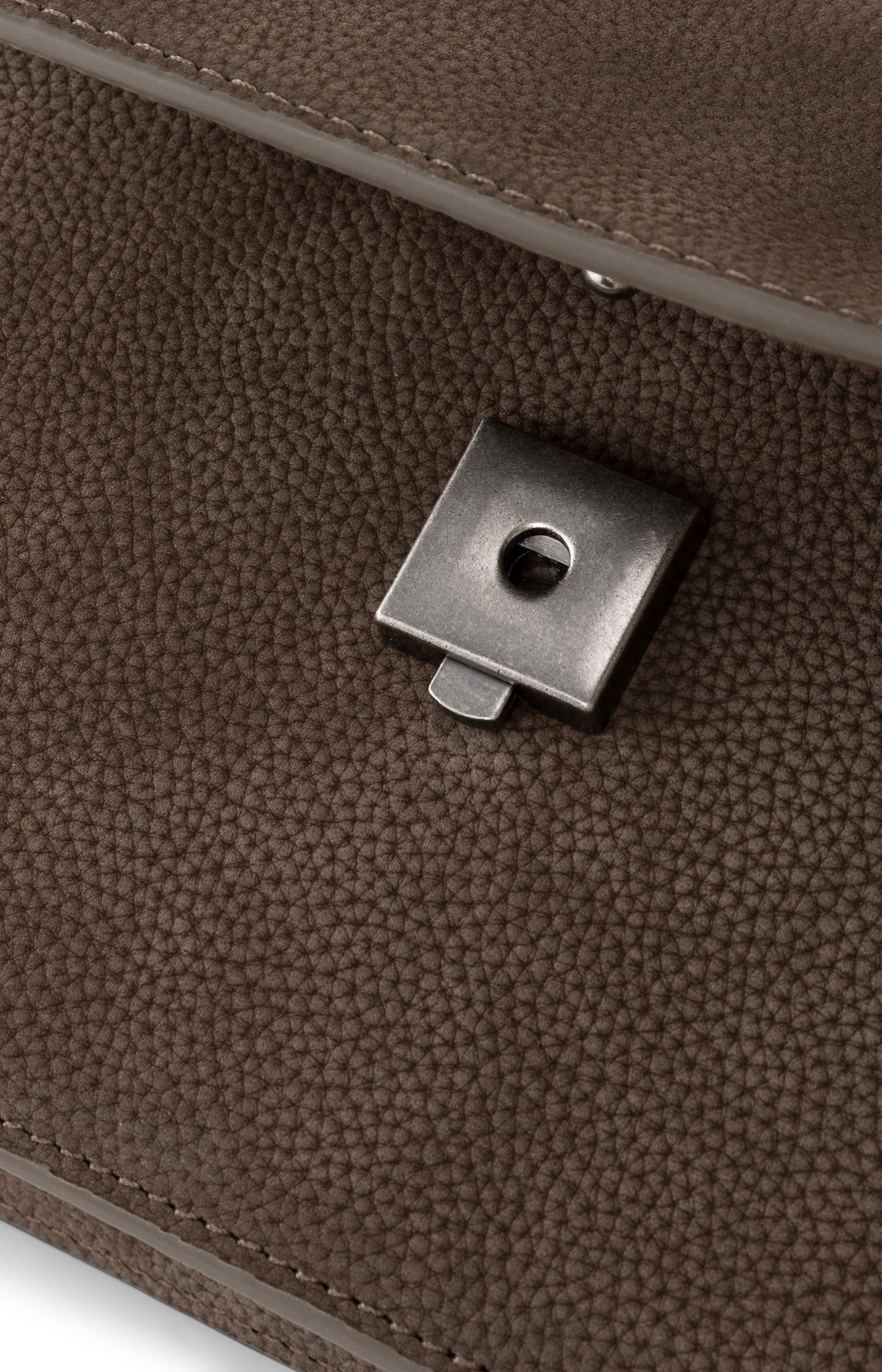 Small leather shoulder bag with chain strap