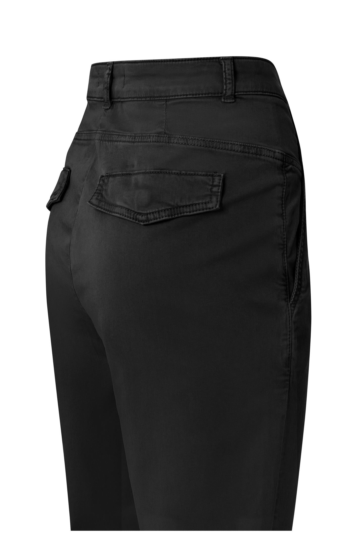 Soft cargo trousers with zip fly and pockets