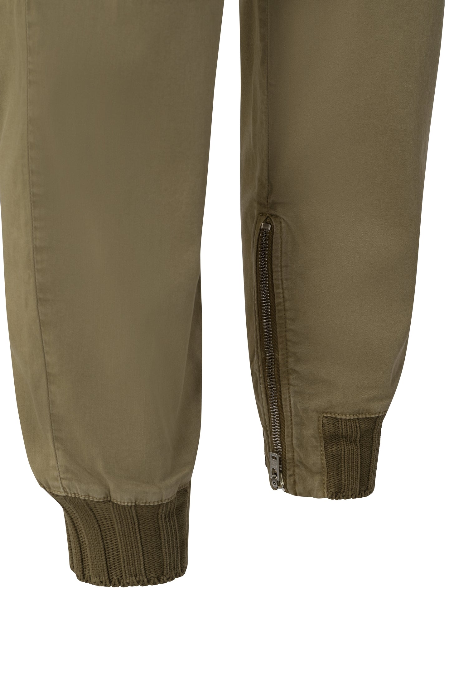 Soft cargo trousers with zip fly and pockets