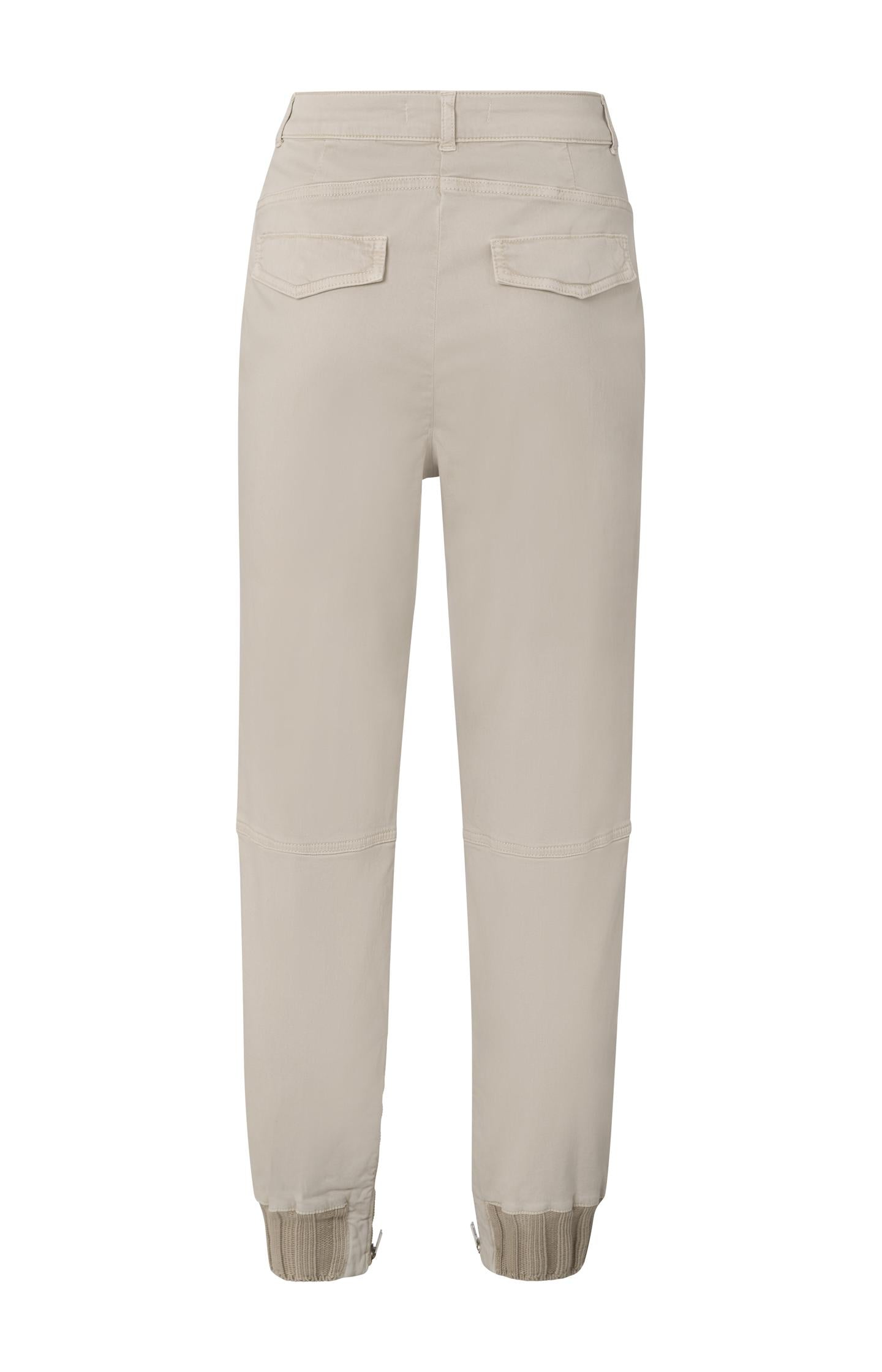 Soft cargo trousers with zip fly and pockets