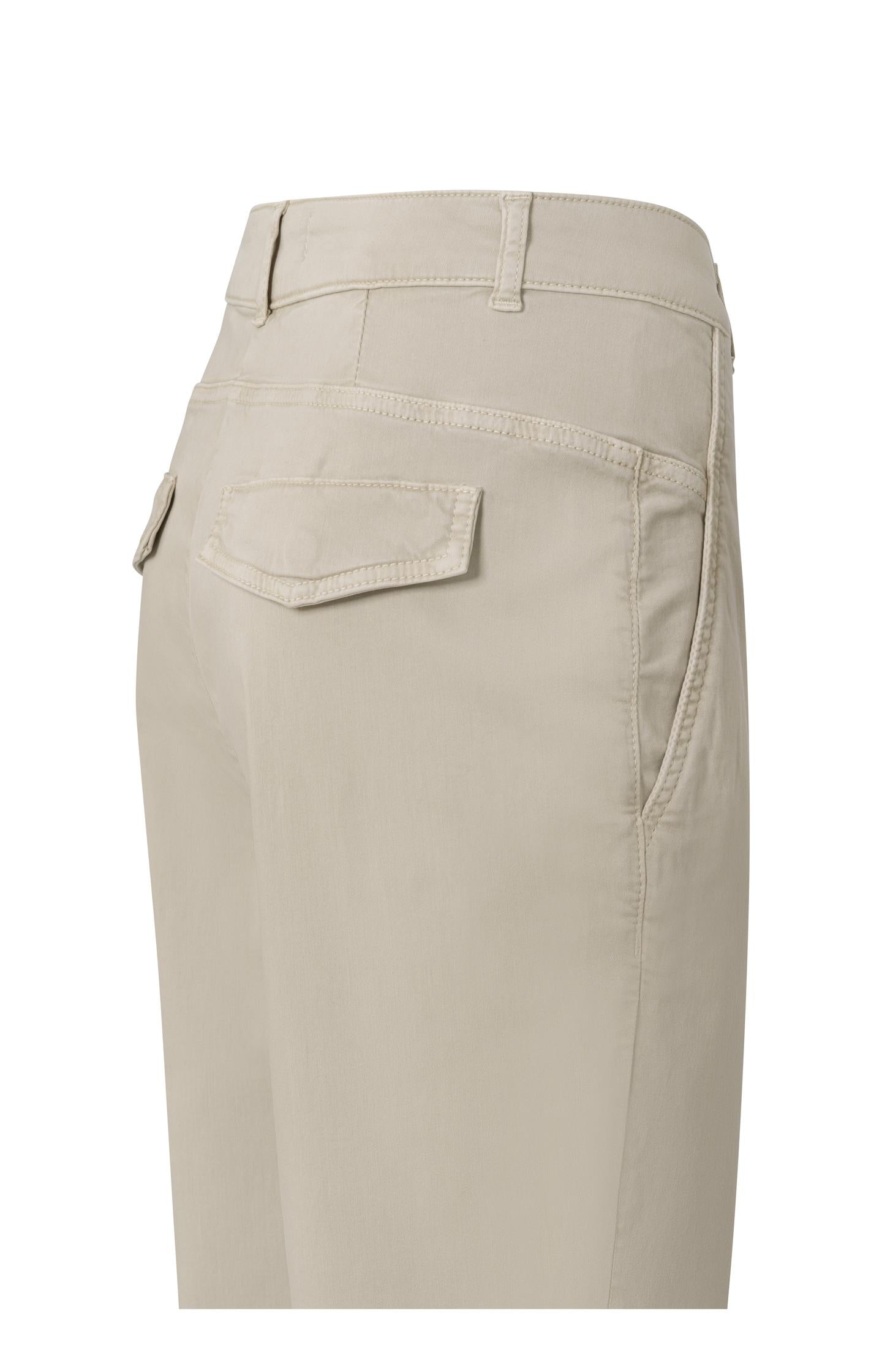 Soft cargo trousers with zip fly and pockets