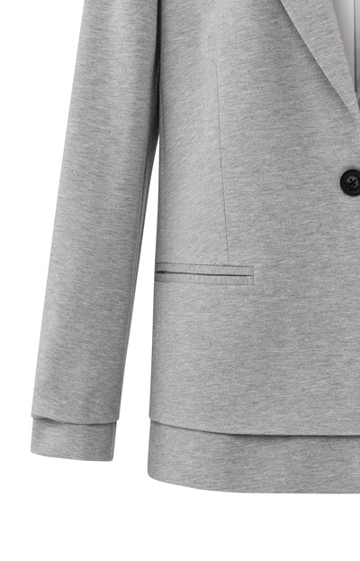Srmarja Blazer Blazer Greige Melange