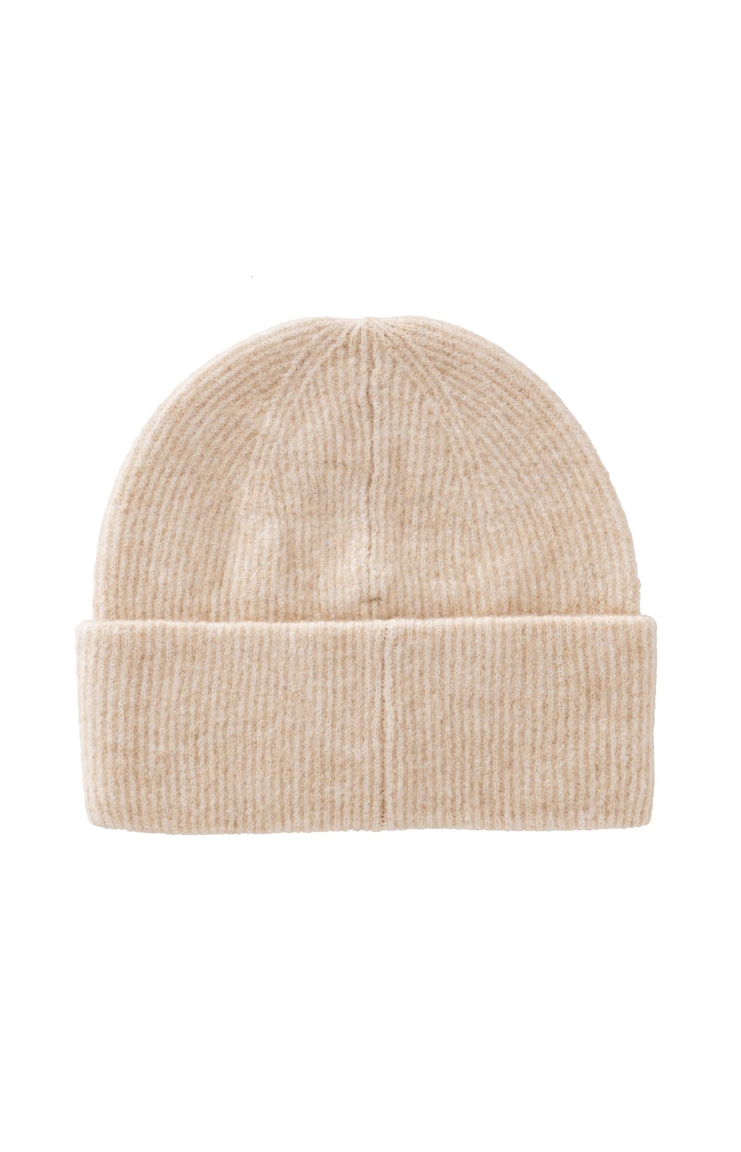 Soft hat made from comfortable material with turned-up edge - Type: product