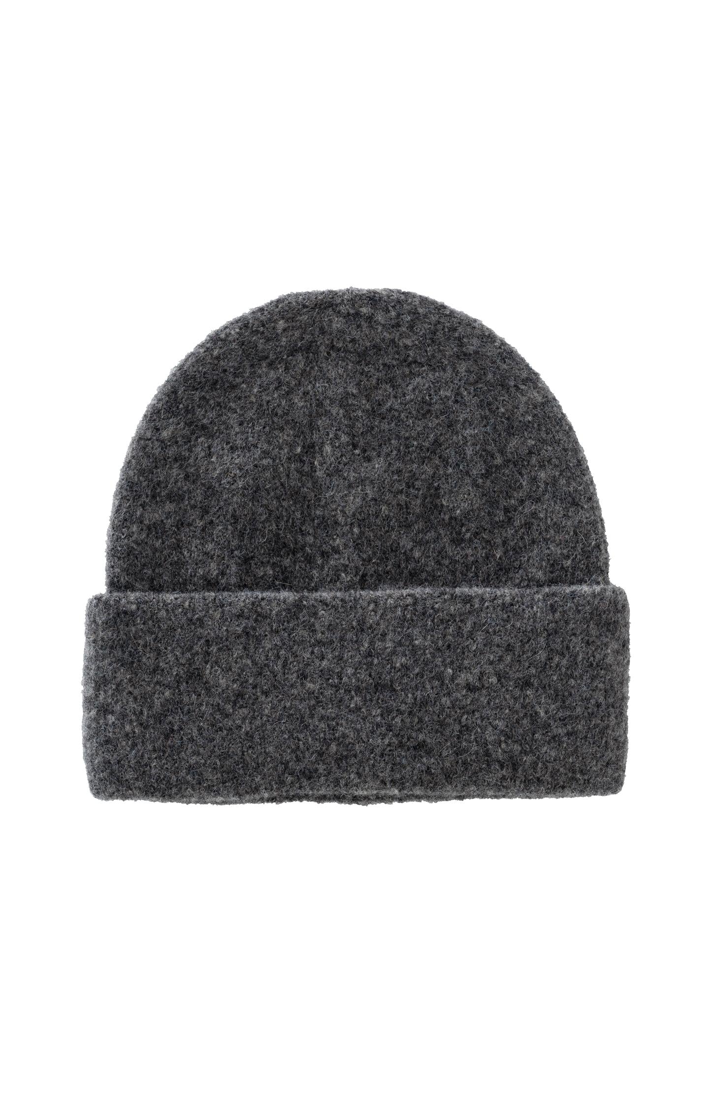 Soft hat made from comfortable material with turned-up edge - Type: product