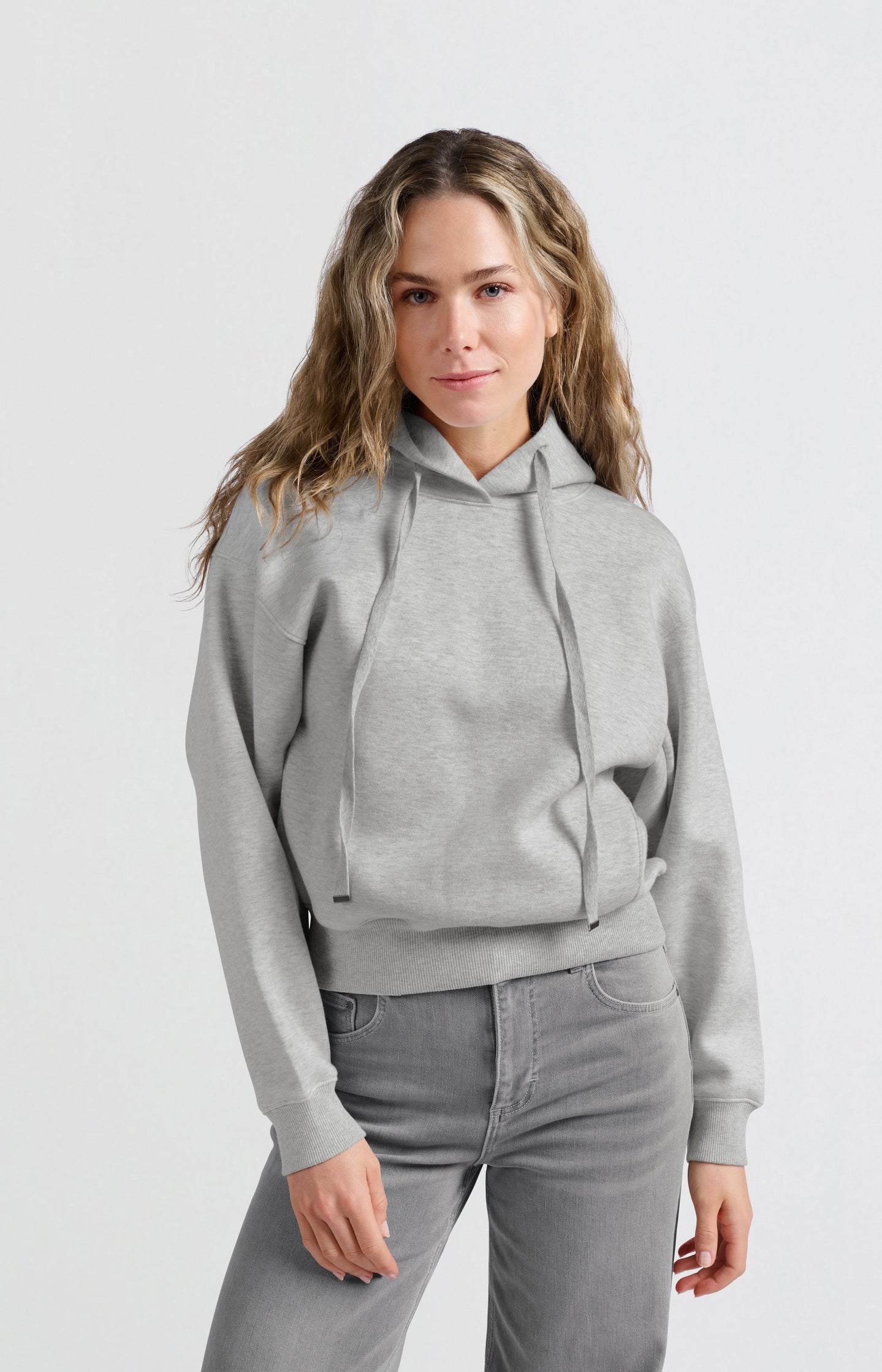 Soft hoodie with cords