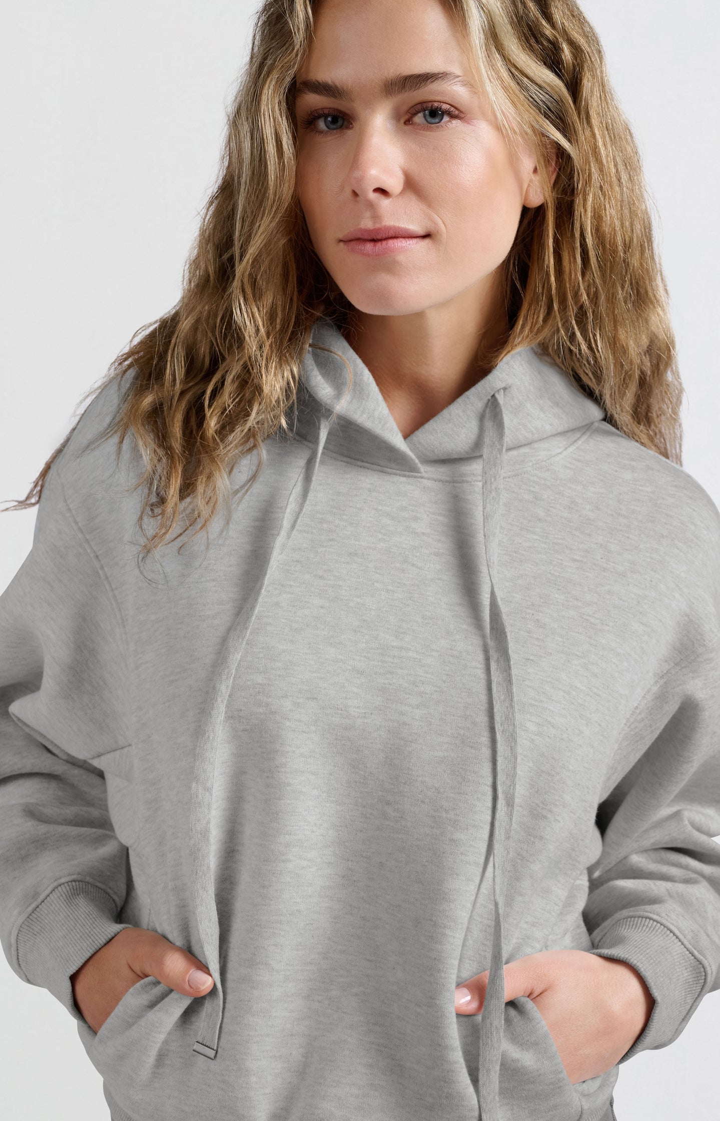 Soft hoodie with cords