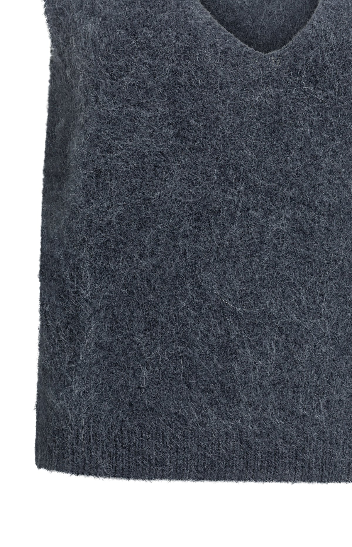 Soft knit spencer with deep V-neck