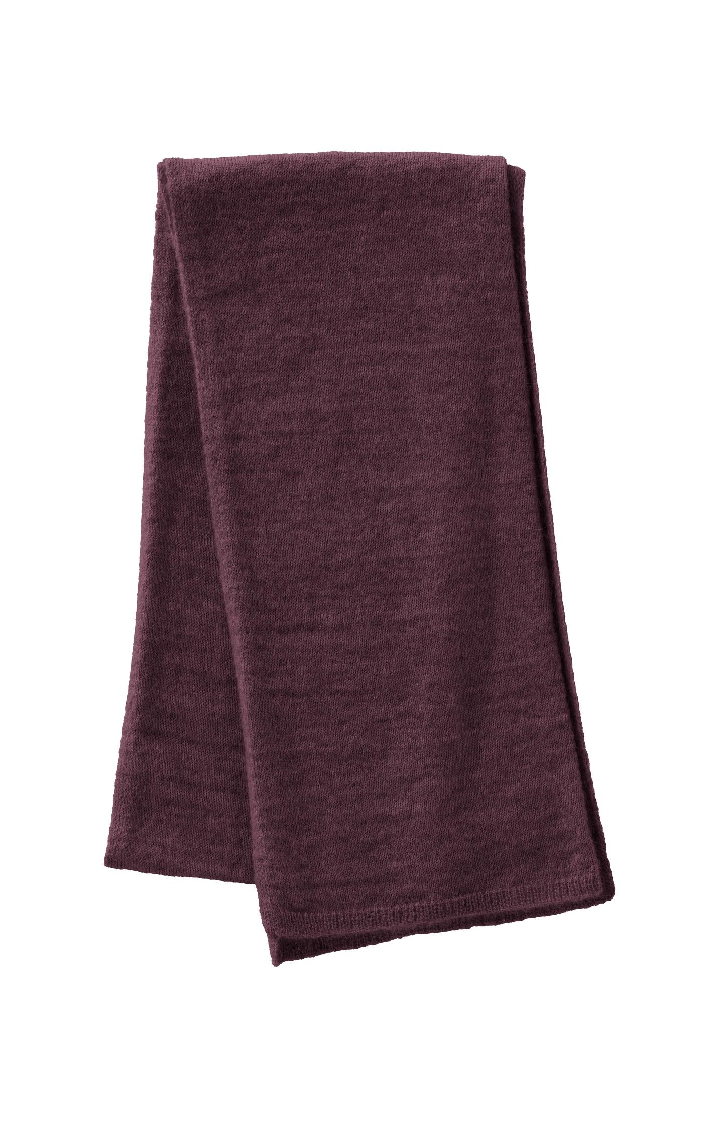 Soft knitted scarf with elegant texture