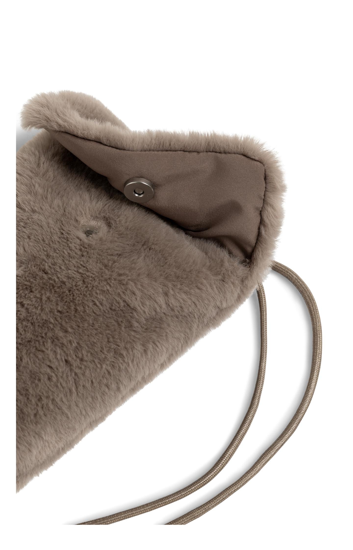 Soft phone bag with flap closure