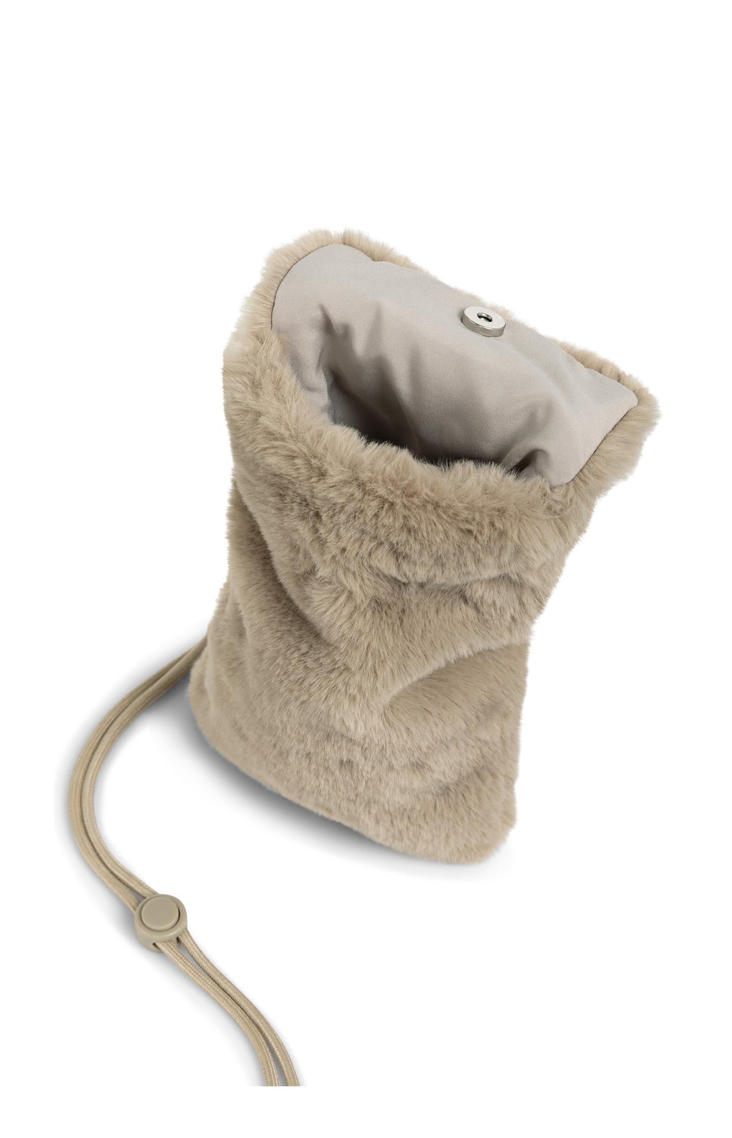 Soft phone bag with flap closure
