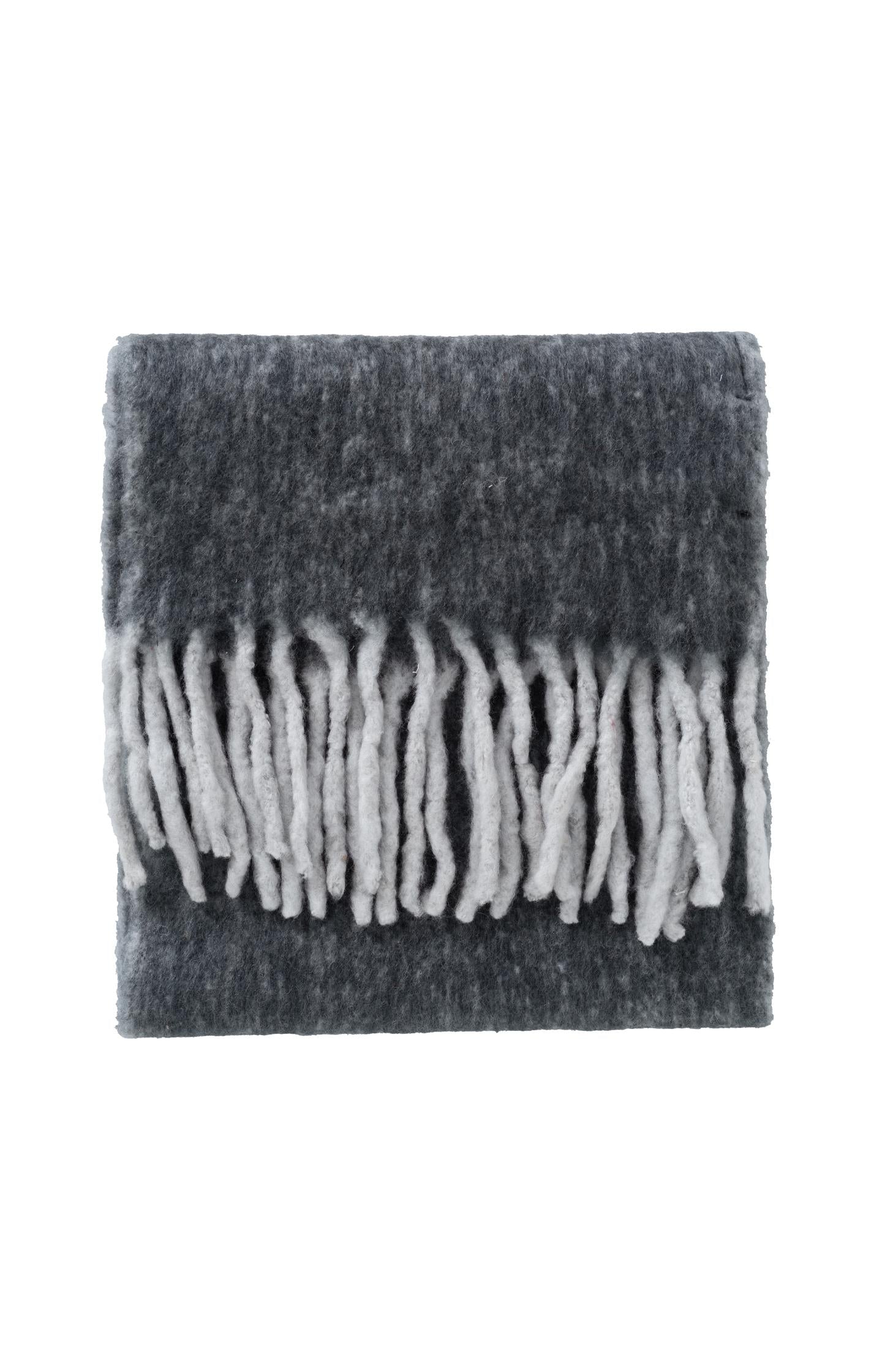 Soft scarf with fringes made from soft materials