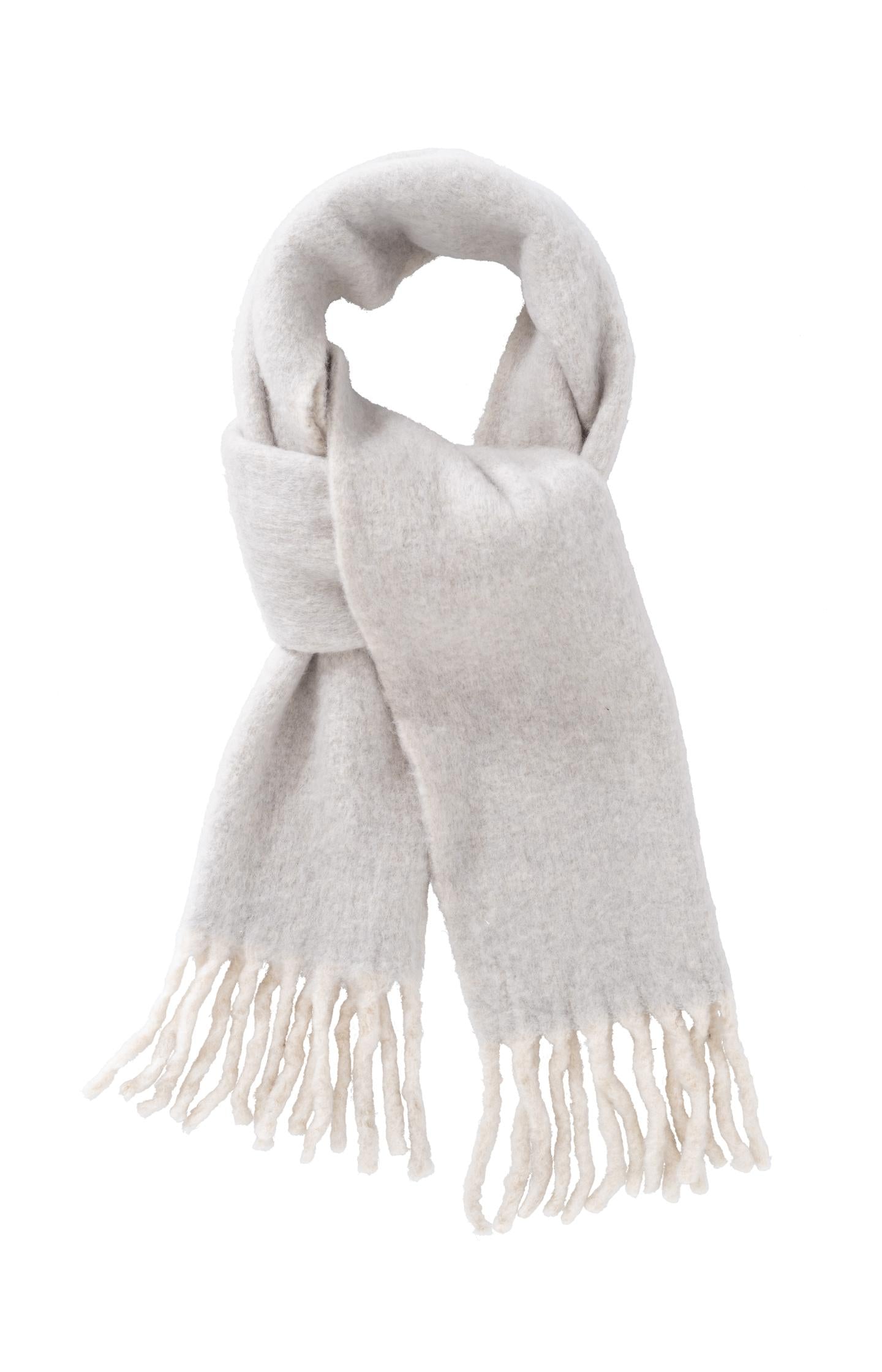 Soft scarf with fringes made from soft materials - Type: product