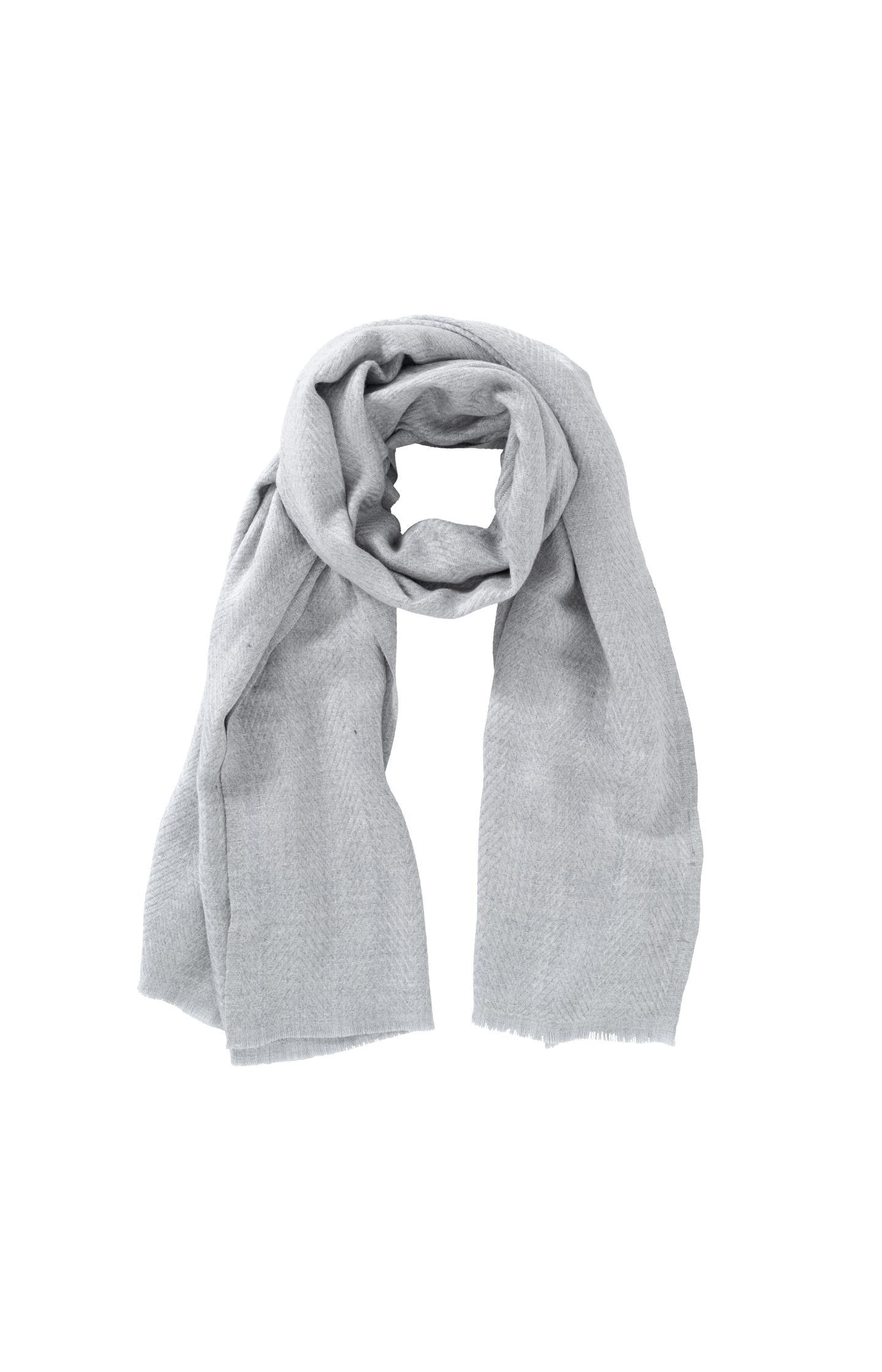 Soft scarf with herringbone pattern - Type: product