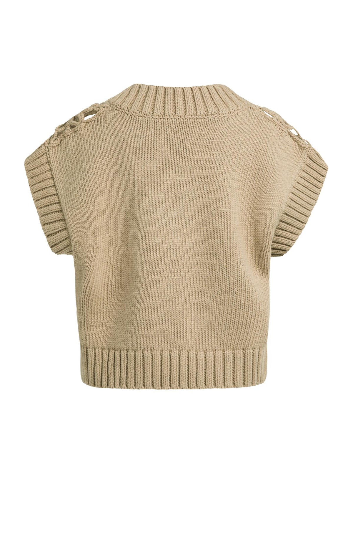 Spencer with V-neck and shoulder detail
