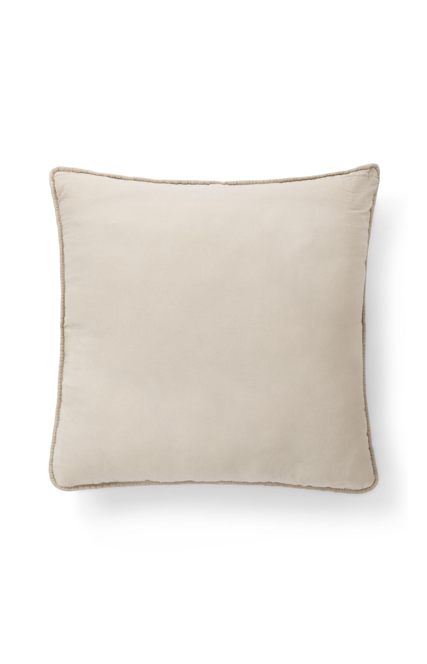 Square cushion with woven texture