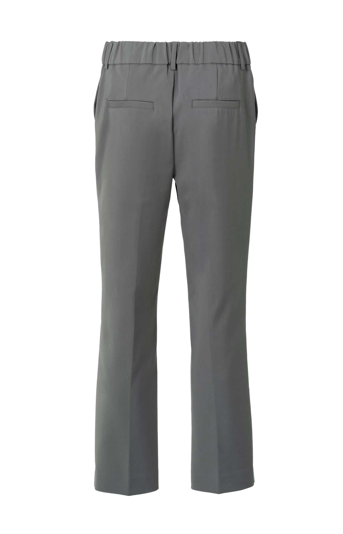 Straight fit chino pantalon with zip fly and pockets