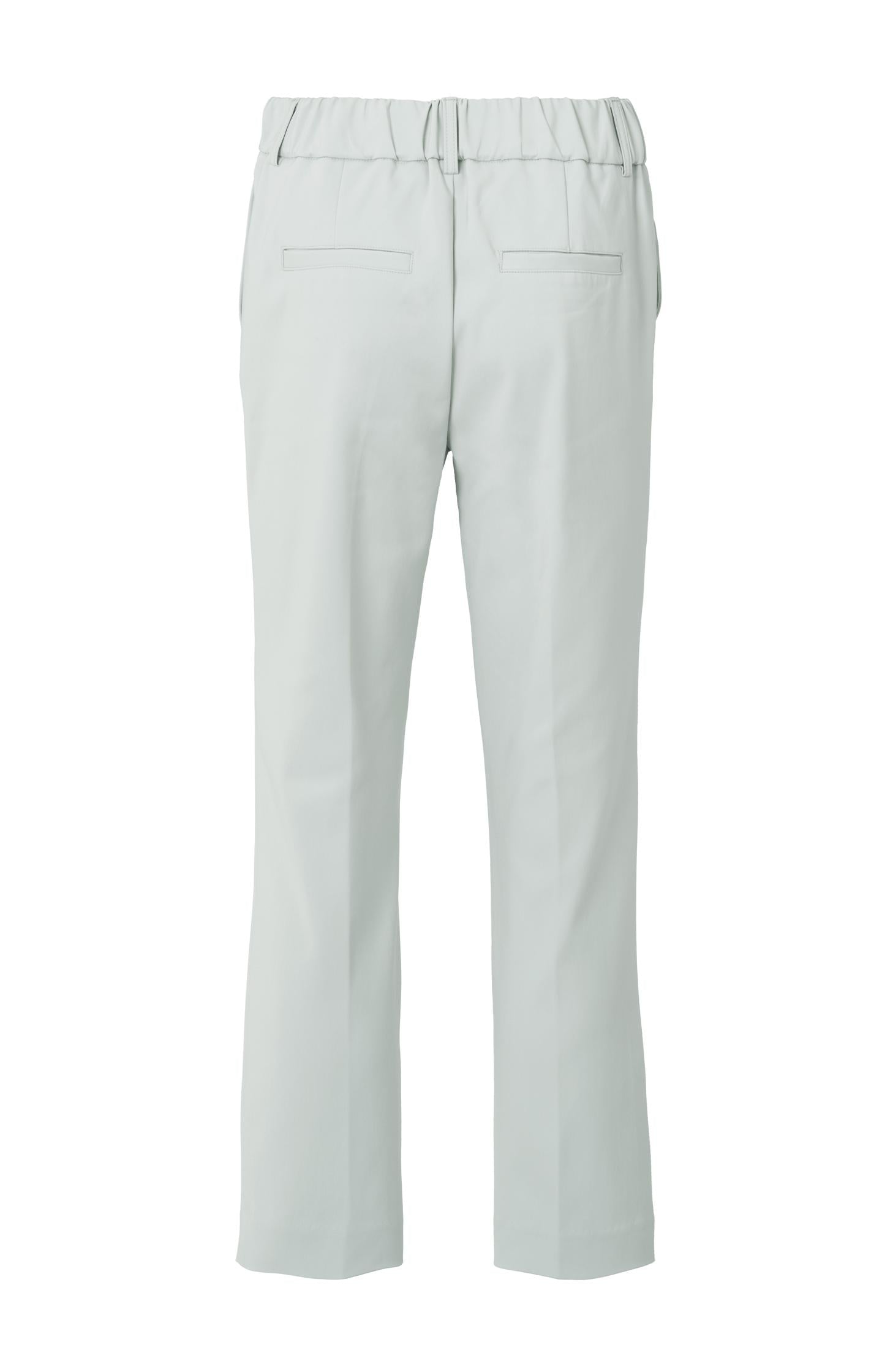 Straight fit chino pantalon with zip fly and pockets