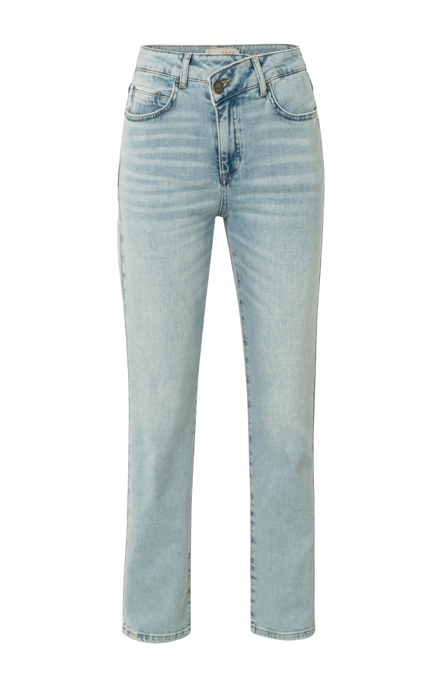 Straight fit jeans with wrap detail - Type: product