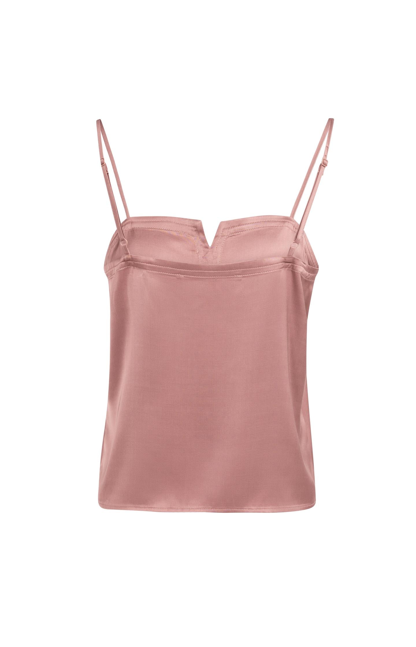 Strappy singlet with subtle V-notch