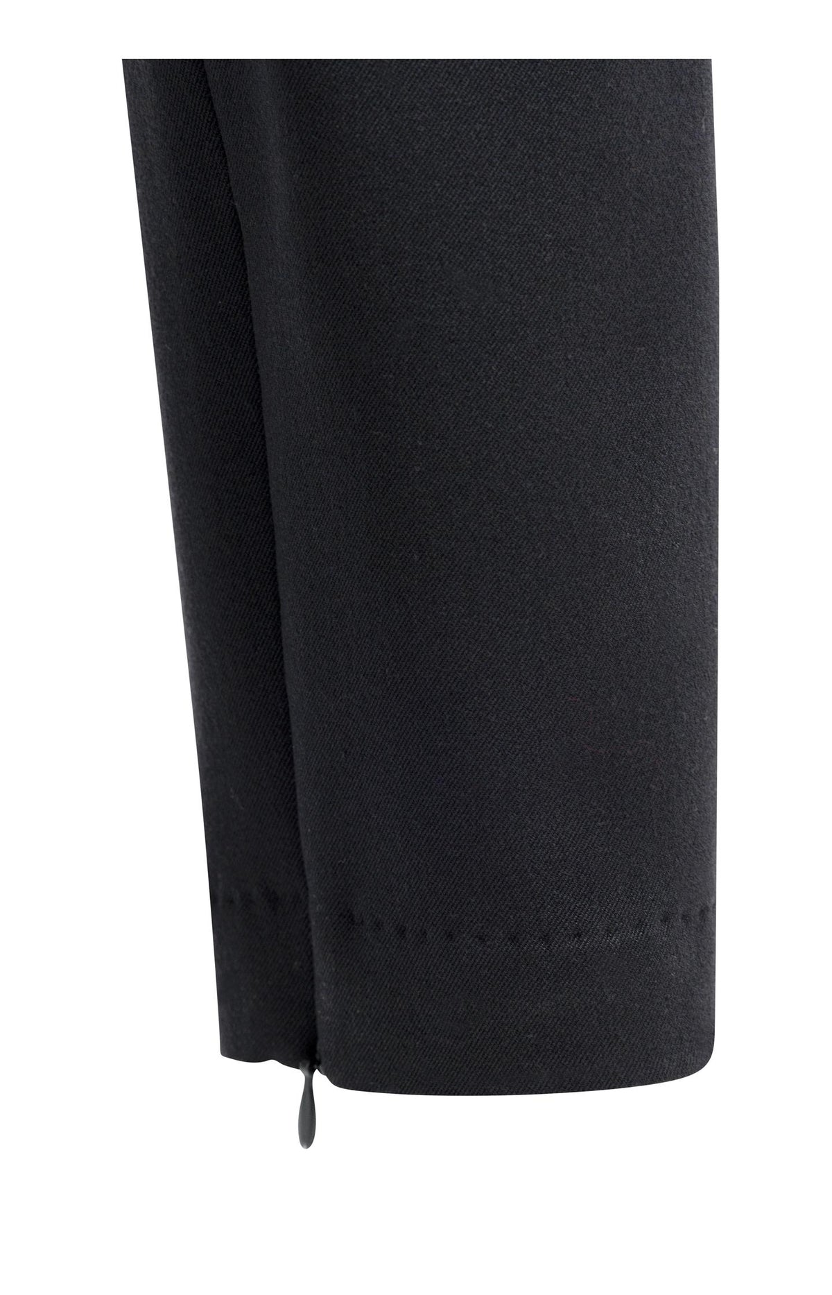 Pantalon slim extensible, fermeture éclair aux coutures - Hole Black